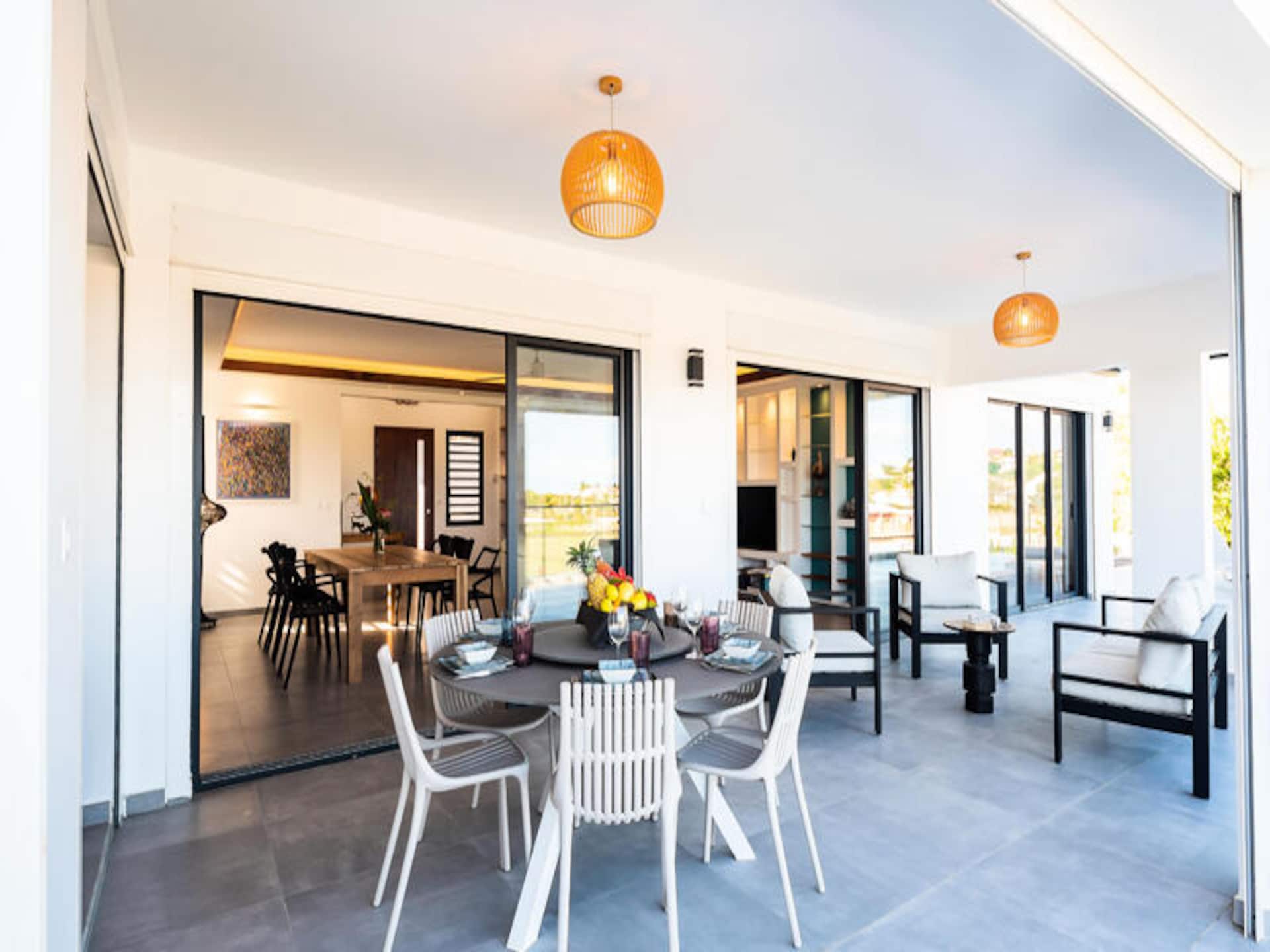 Villa Claire: Luxe 8-persoons appartement met zwembad in Saint-François - foto 19