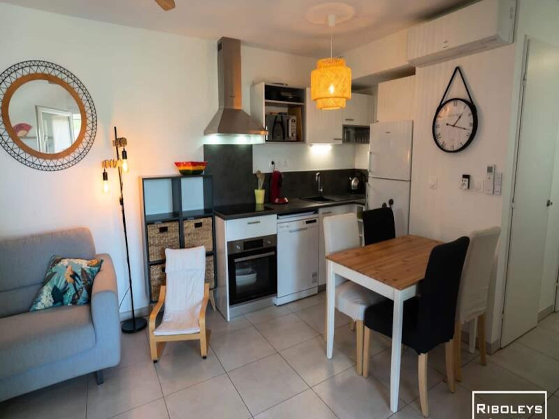 Gelijkvloers appartement op 400m van strand met zwembad in Vias - foto 3