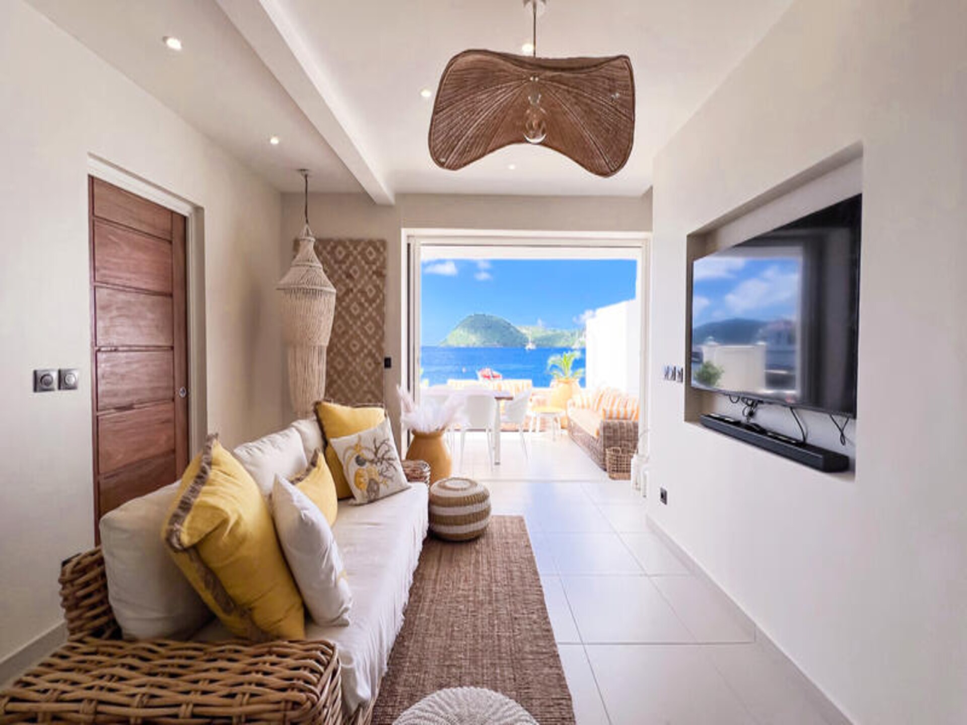Villa La Perle des Saintes: luxe appartement aan het water op Terre-de-Haut - foto 21