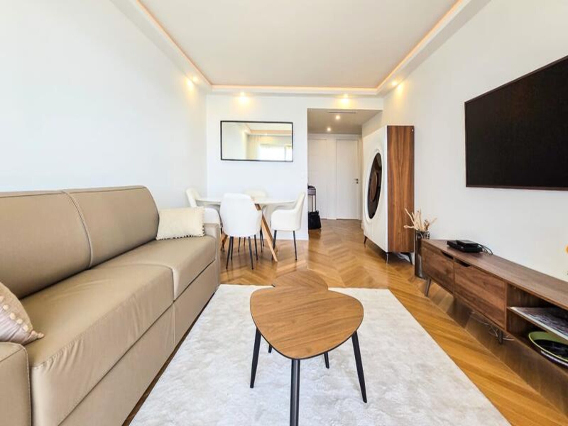Appartement 4 pers. met zeezicht en terras in Juan-les-Pins, 200m van strand - foto 8