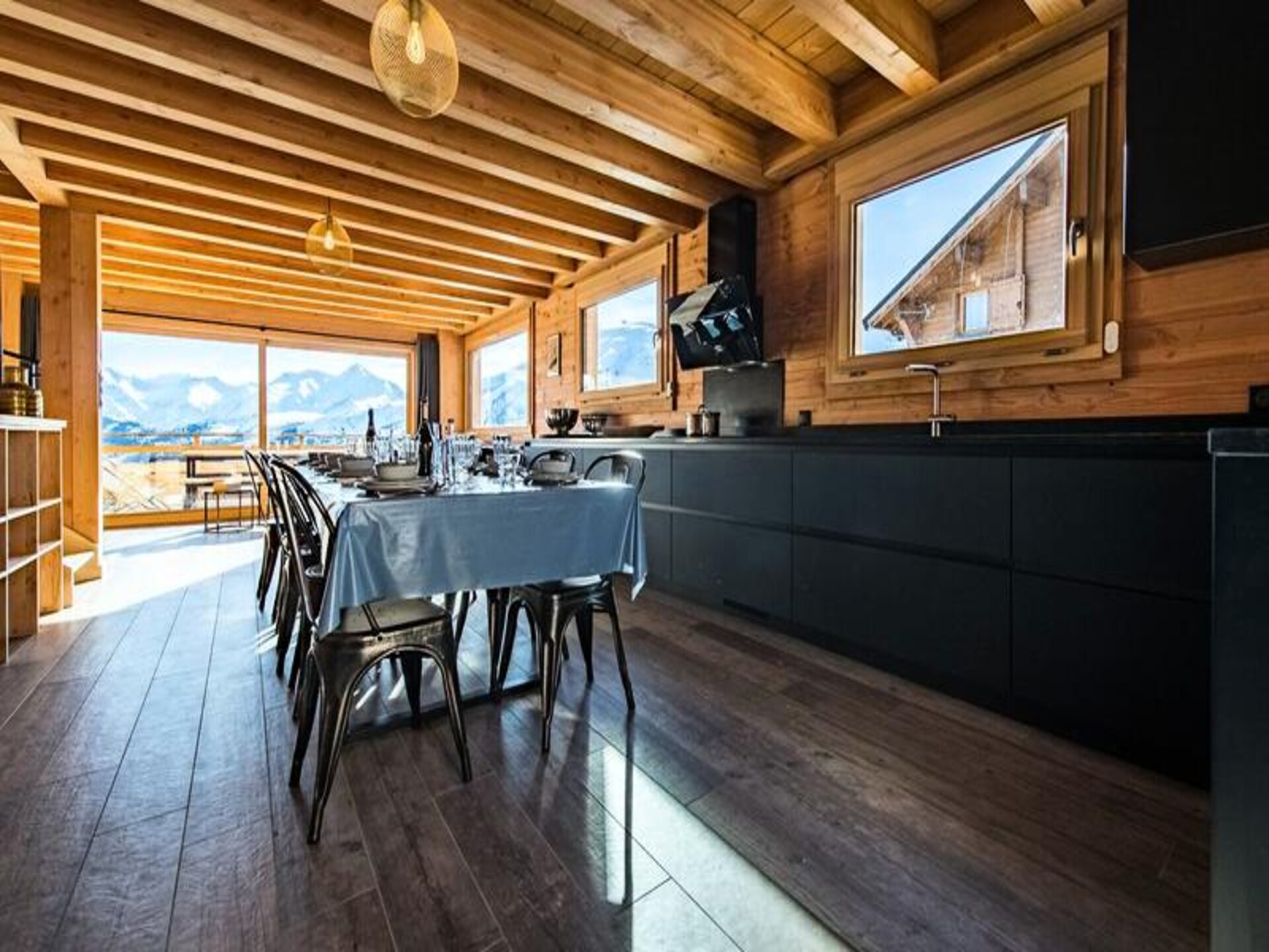 PEAK Lodge West: 14-persoons chalet met sauna en Alpenpanorama in La Toussuire - foto 9