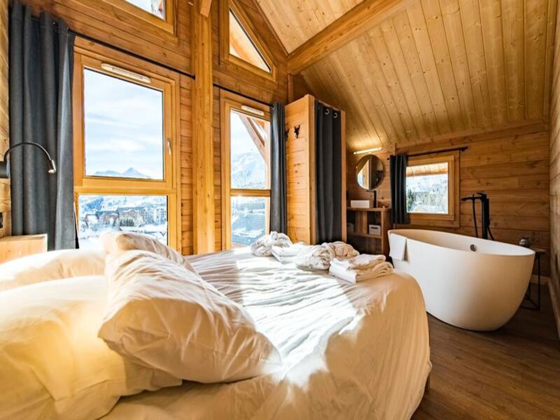 PEAK Lodge West: 14-persoons chalet met sauna en Alpenpanorama in La Toussuire - foto 13