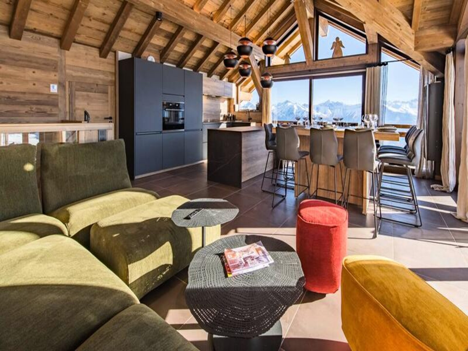 Ruim 4-slaapkamer appartement met sauna en panoramisch uitzicht in La Toussuire - foto 5