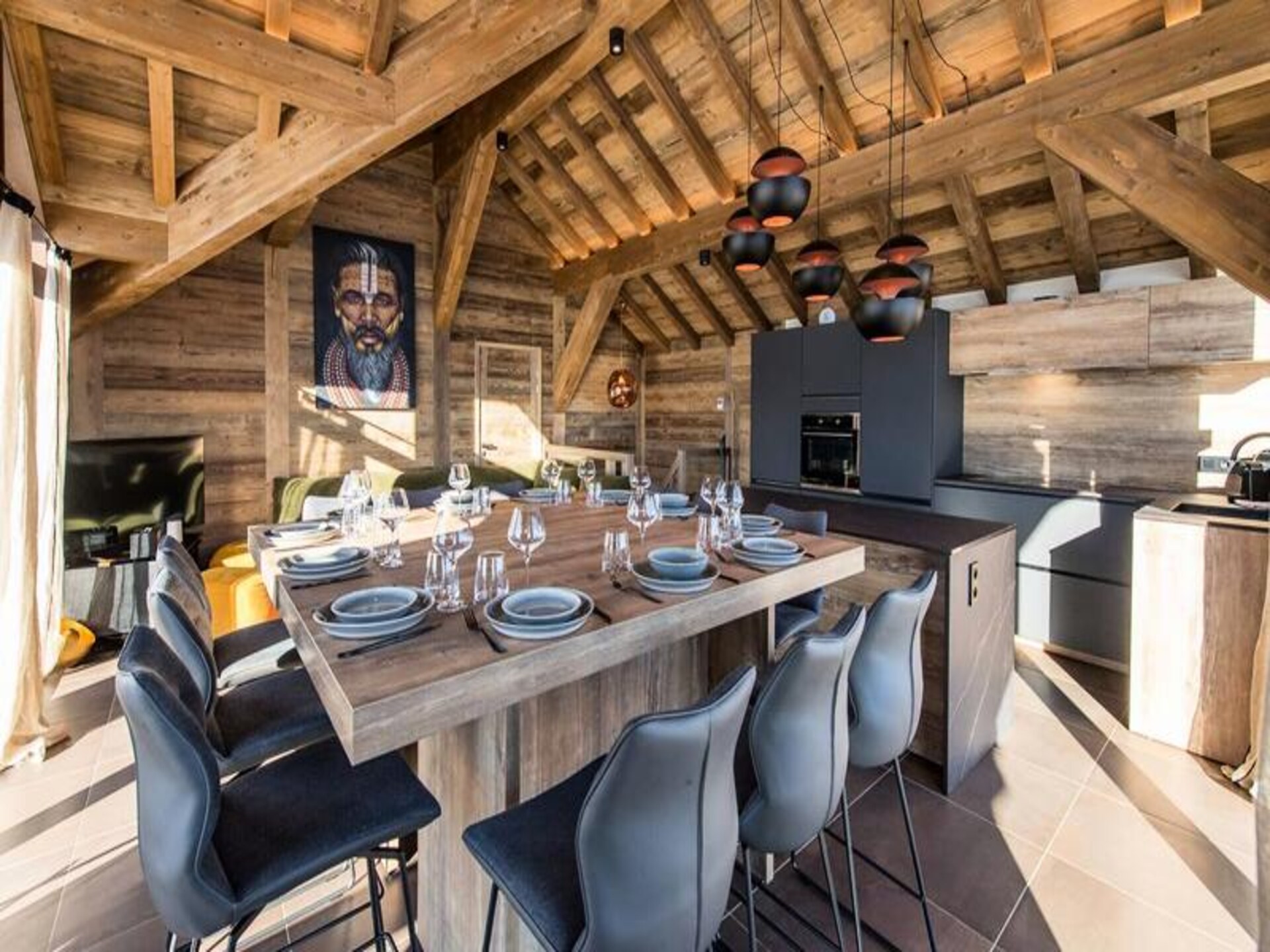 Ruim 4-slaapkamer appartement met sauna en panoramisch uitzicht in La Toussuire - foto 7