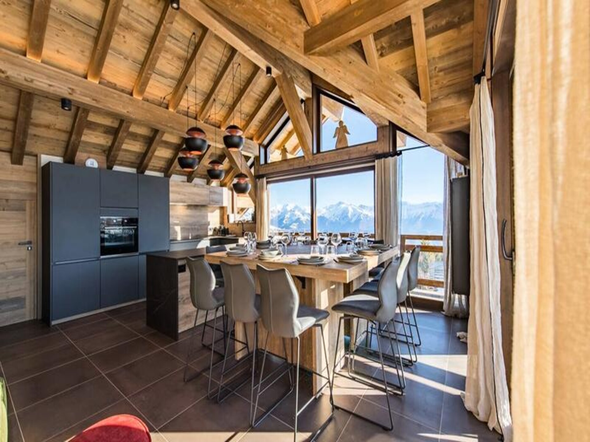 Ruim 4-slaapkamer appartement met sauna en panoramisch uitzicht in La Toussuire - foto 8