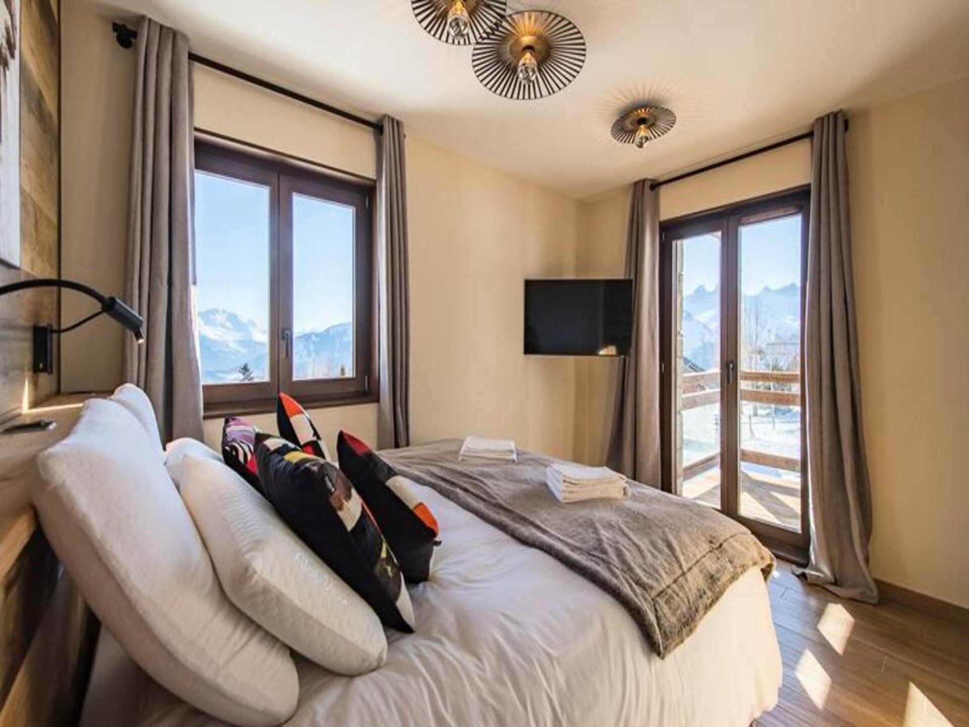 Ruim 4-slaapkamer appartement met sauna en panoramisch uitzicht in La Toussuire - foto 13