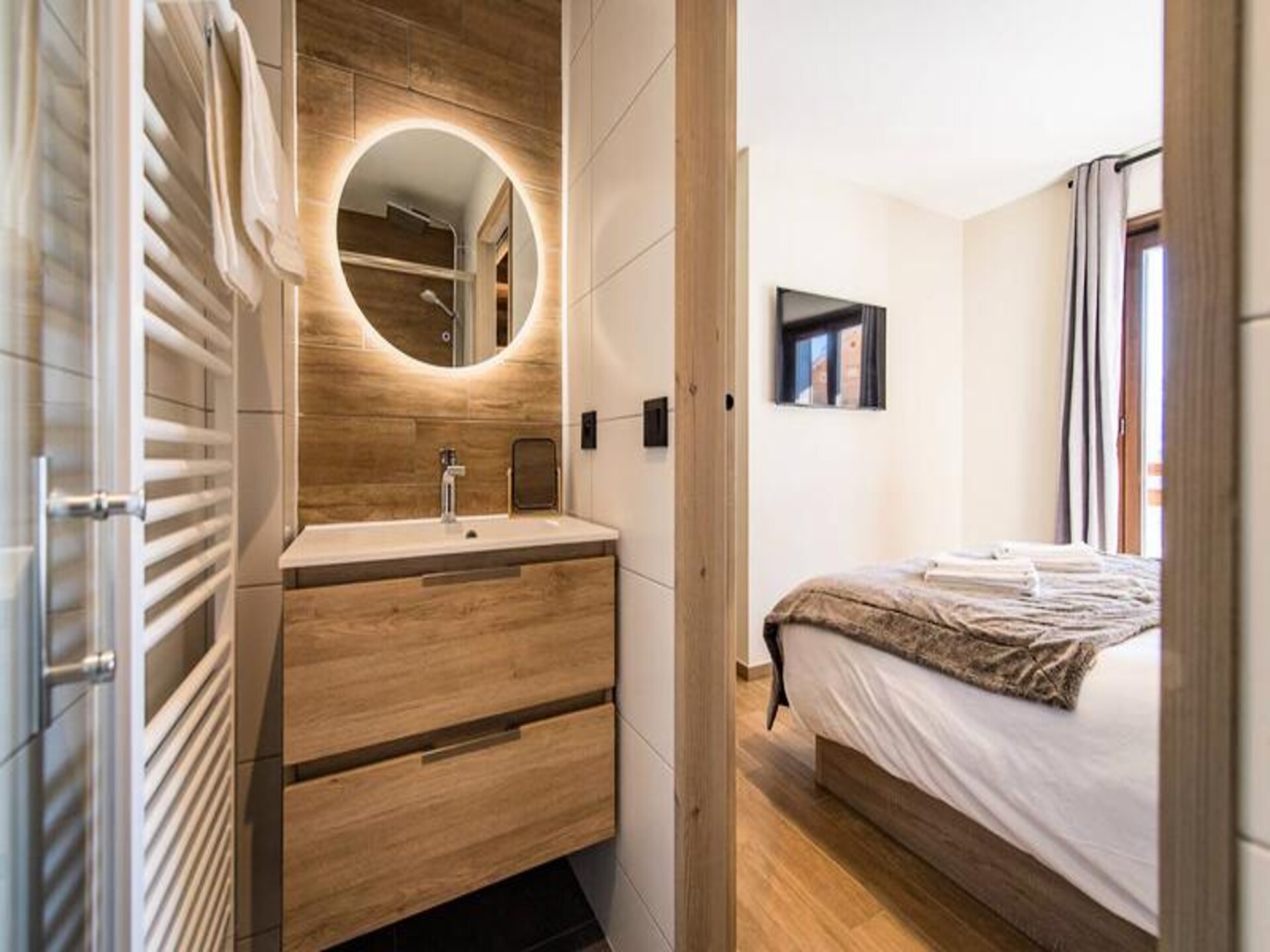 Ruim 4-slaapkamer appartement met sauna en panoramisch uitzicht in La Toussuire - foto 18