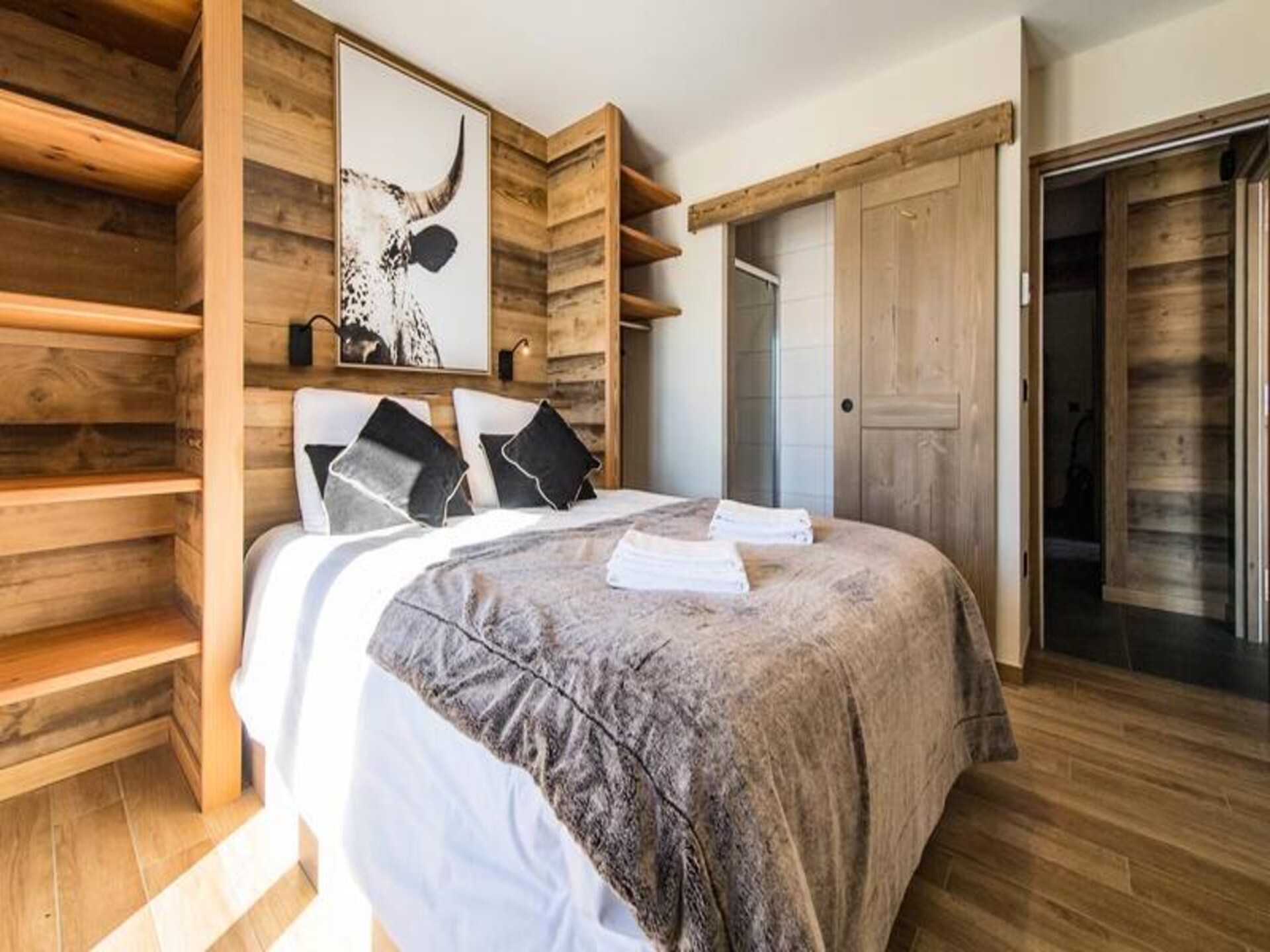 Ruim 4-slaapkamer appartement met sauna en panoramisch uitzicht in La Toussuire - foto 19
