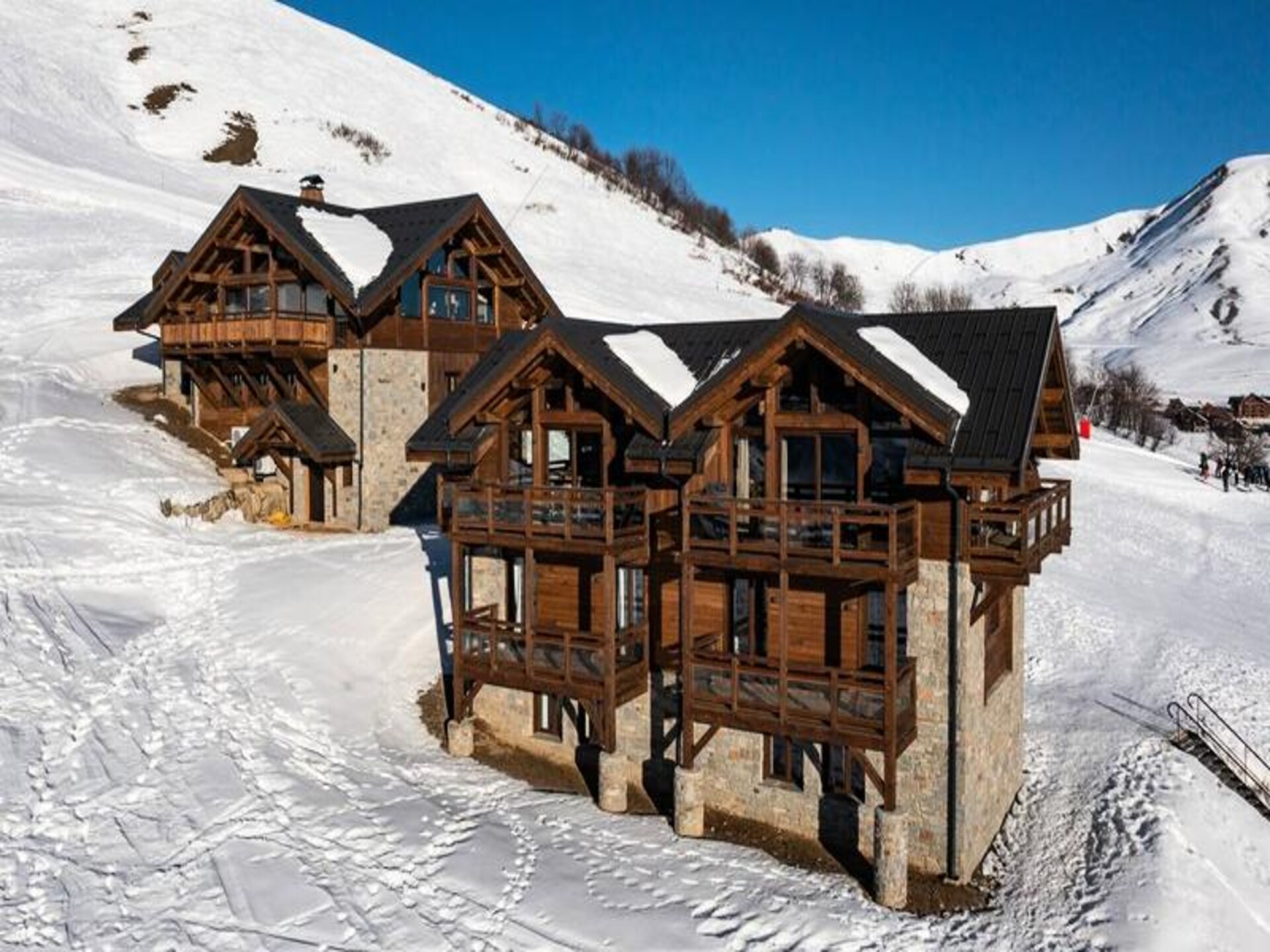 Ruim 4-slaapkamer appartement met sauna en panoramisch uitzicht in La Toussuire - foto 31