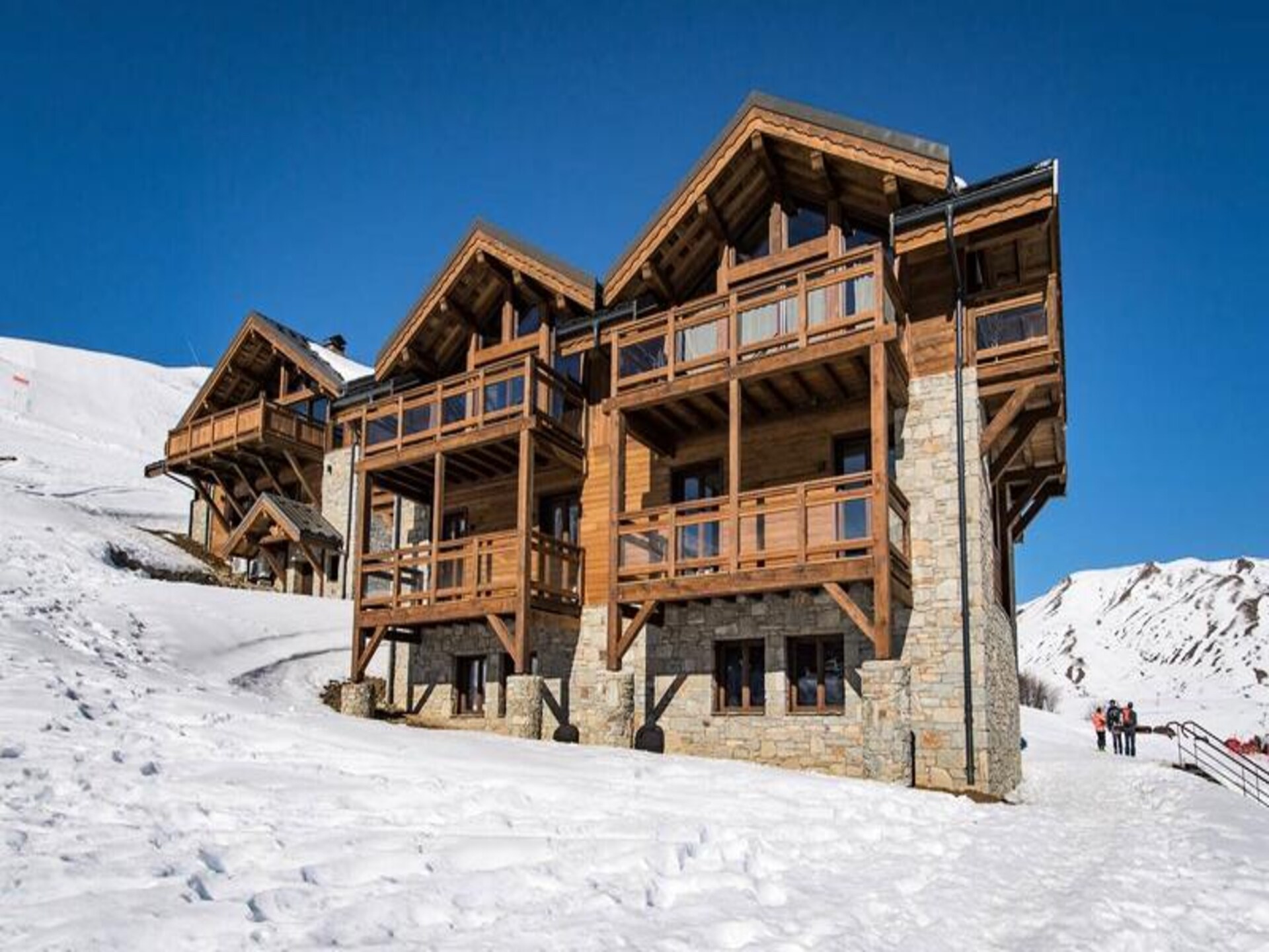 Ruim 4-slaapkamer appartement met sauna en panoramisch uitzicht in La Toussuire - foto 33