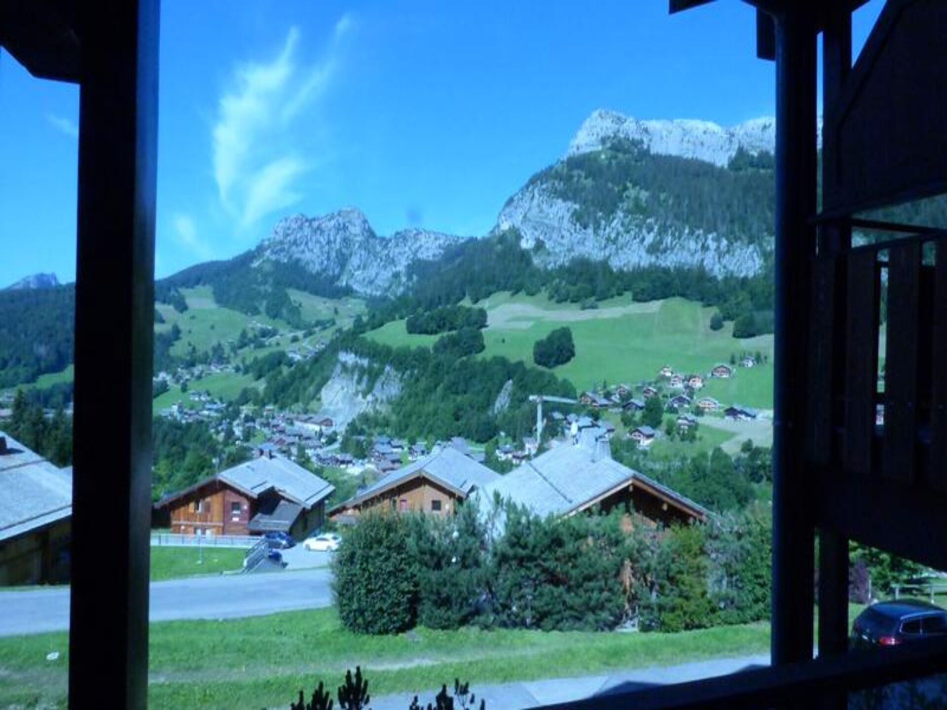 Knus appartement Le Grand Bornand: ski-in/ski-out, uitzicht op de Alpen - foto 12