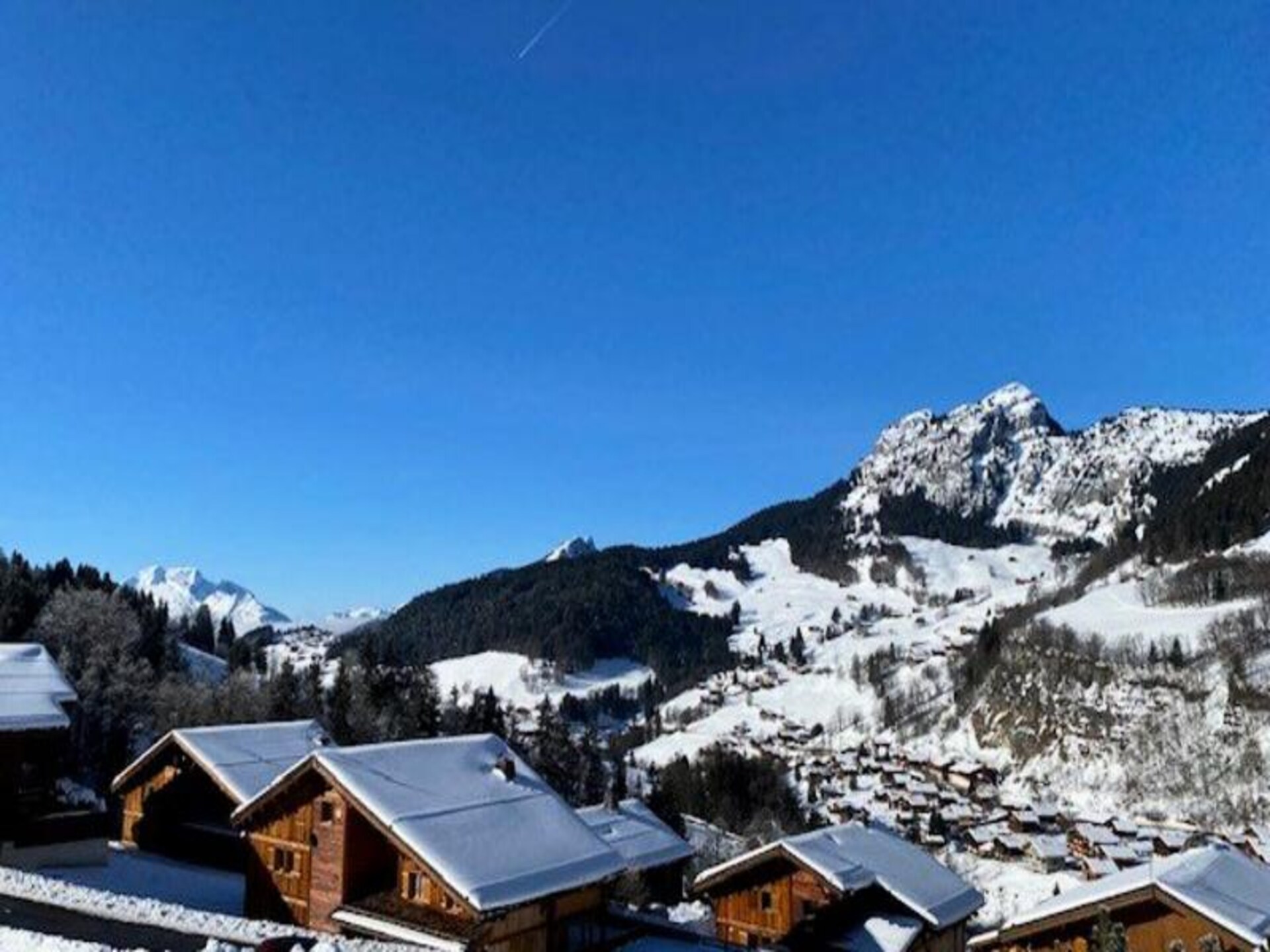 Knus appartement Le Grand Bornand: ski-in/ski-out, uitzicht op de Alpen - foto 16