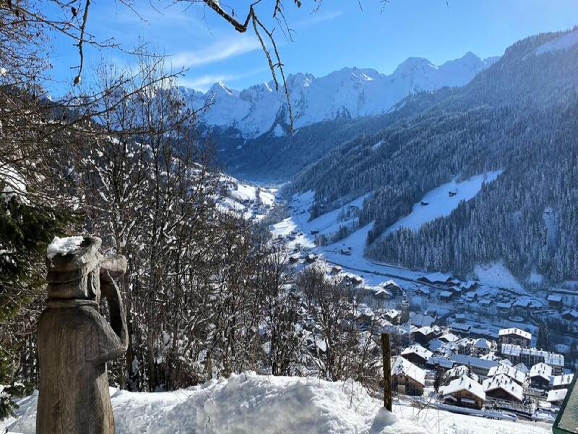 Sfeervolle studio in Le Grand-Bornand met panoramisch uitzicht op de Aravis - foto 12