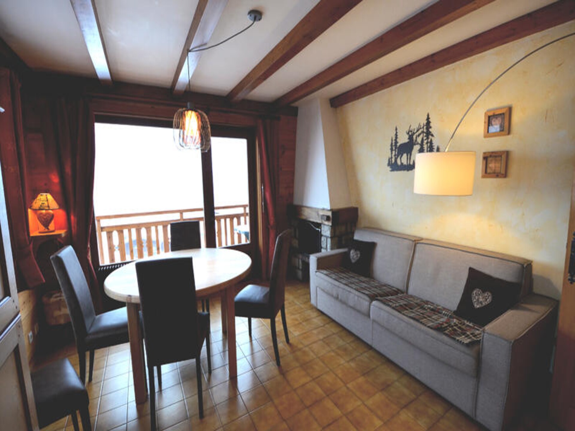 Licht appartement in Grand-Bornand, 150m van pendelbus, 400m van centrum - foto 4
