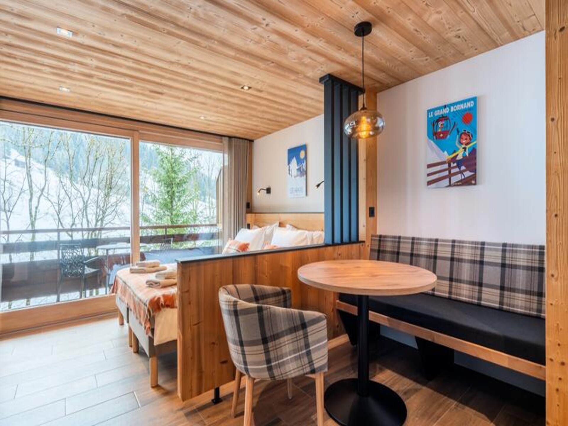 Knusse studio in Le Grand-Bornand met balkon op het zuiden, vlakbij de pistes - foto 4