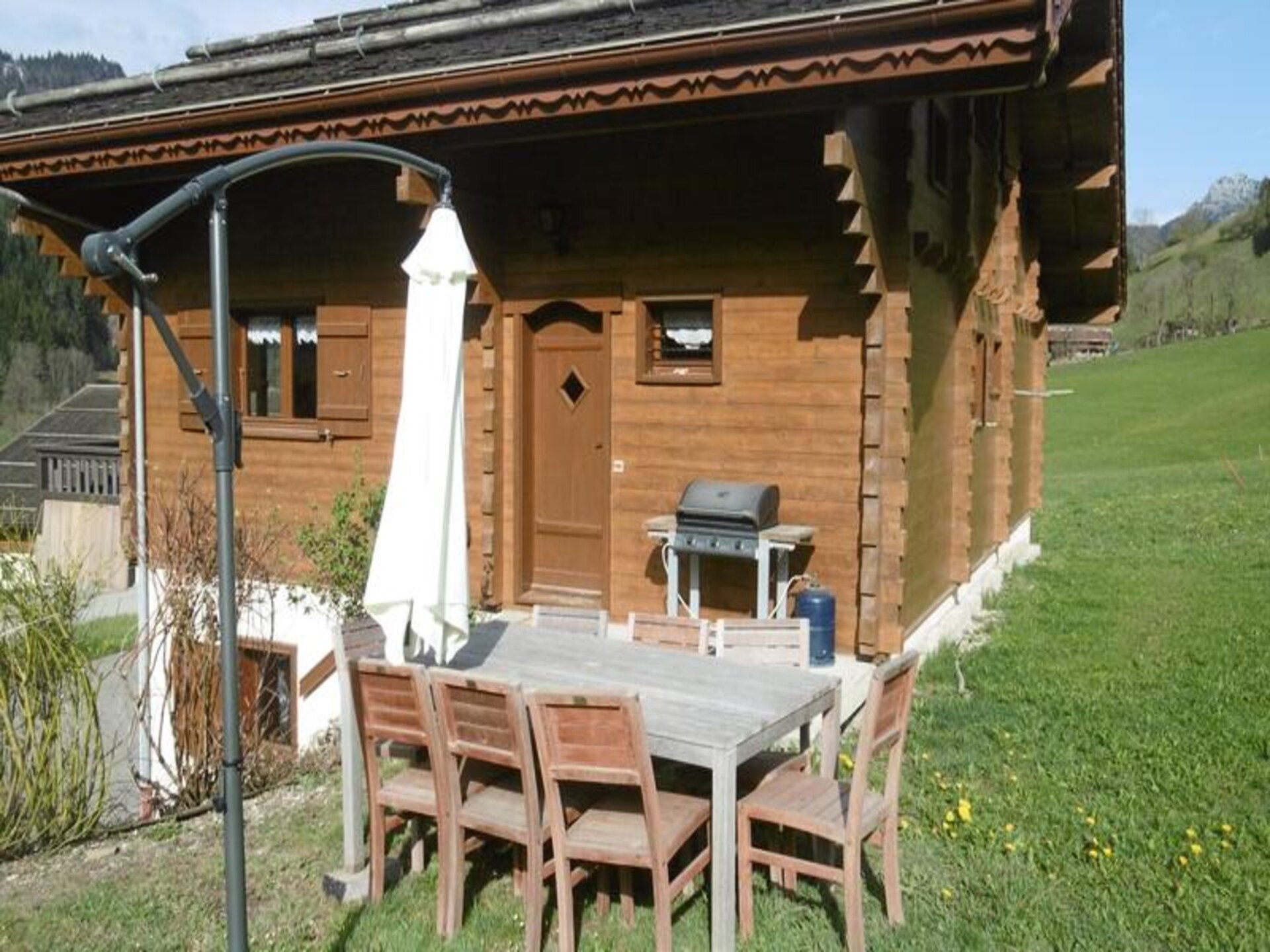 Vrijstaand chalet voor 9 personen met uitzicht op de Alpen in Le Grand Bornand - foto 14