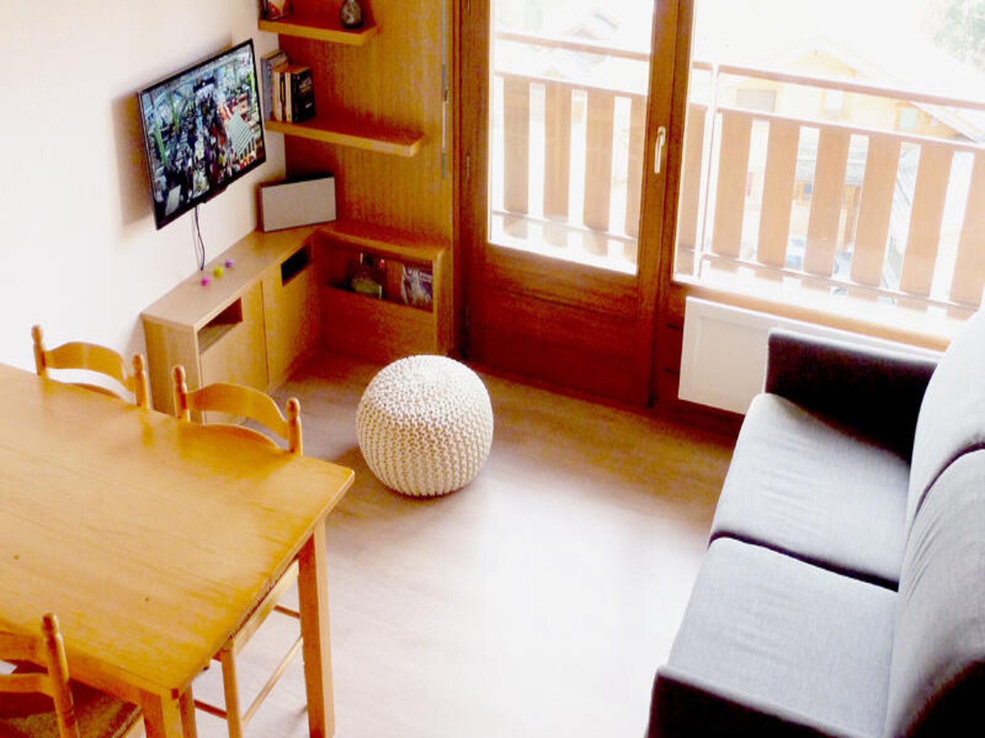 Knus appartement met panoramisch uitzicht op het Aravisgebergte - foto 4