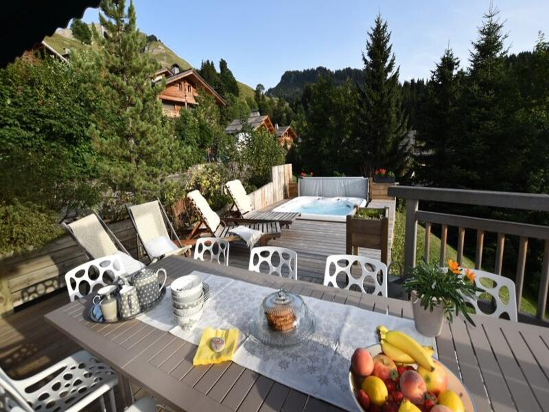 Chalet D'Anne: Luxe 11-persoons appartement in Le Grand-Bornand met sauna en jacuzzi - foto 14