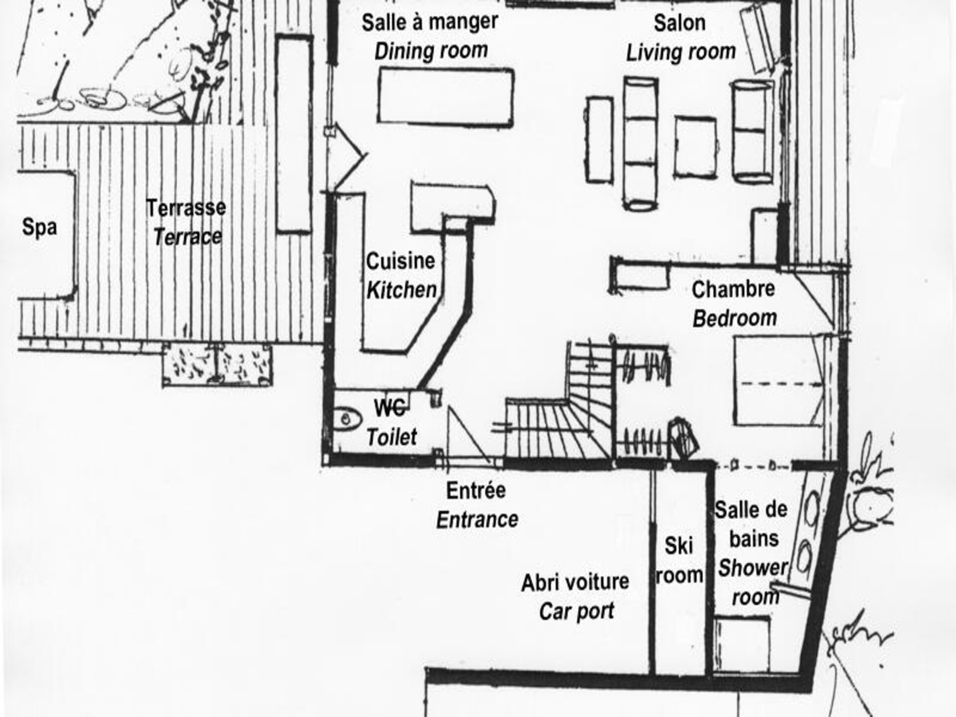 Chalet D'Anne: Luxe 11-persoons appartement in Le Grand-Bornand met sauna en jacuzzi - foto 21