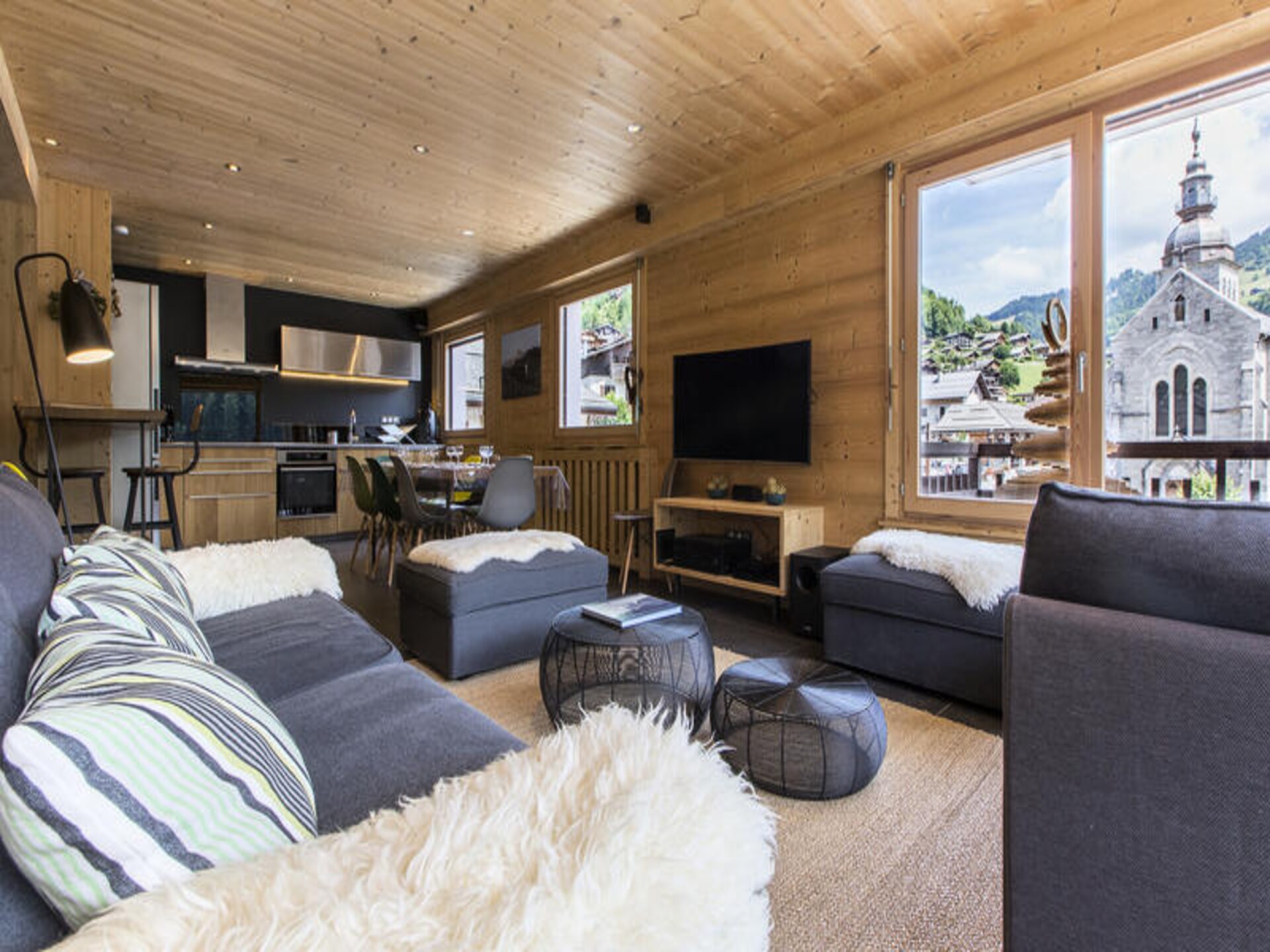 Ruim appartement 10 personen in Grand-Bornand met balkon en Aravis-uitzicht - foto 2