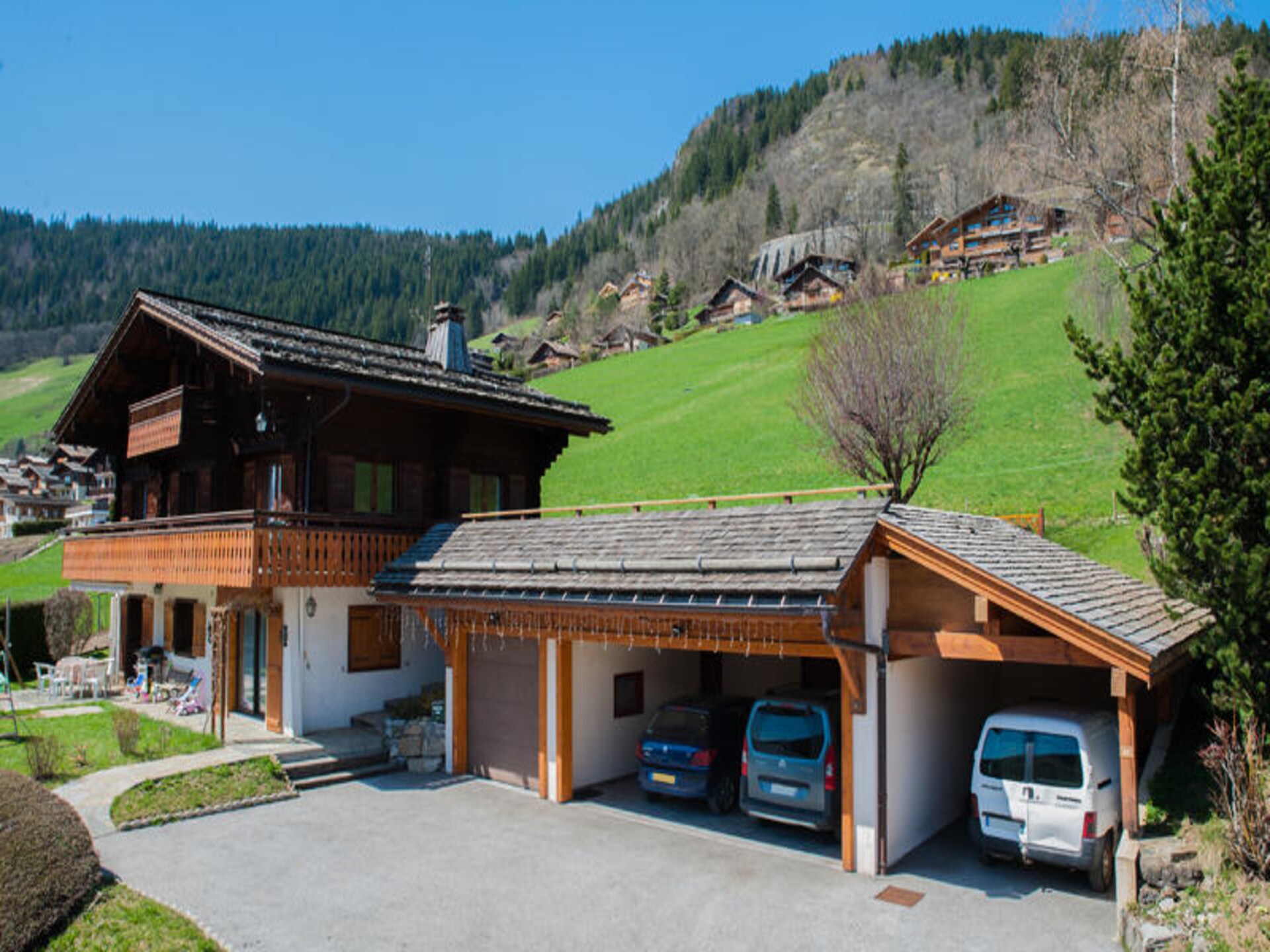 Chalet Chant'line: Ruim appartement voor 8 bij de pistes in Grand-Bornand - foto 12