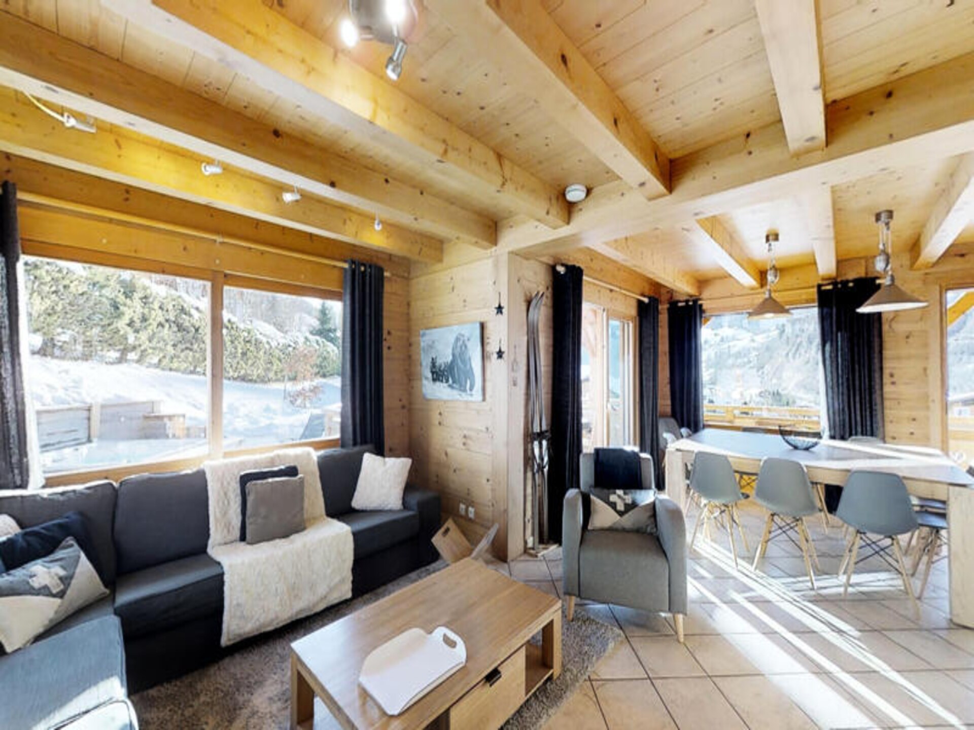 Ruim chalet voor 11 personen op 100m van de piste in Le Grand Bornand - foto 6