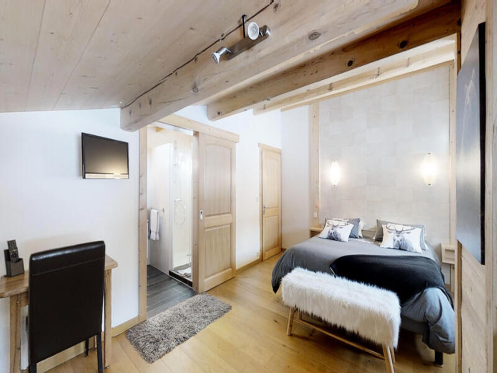 Authentiek appartement in Chinaillon, direct bij de piste en met gedeelde tuin - foto 10