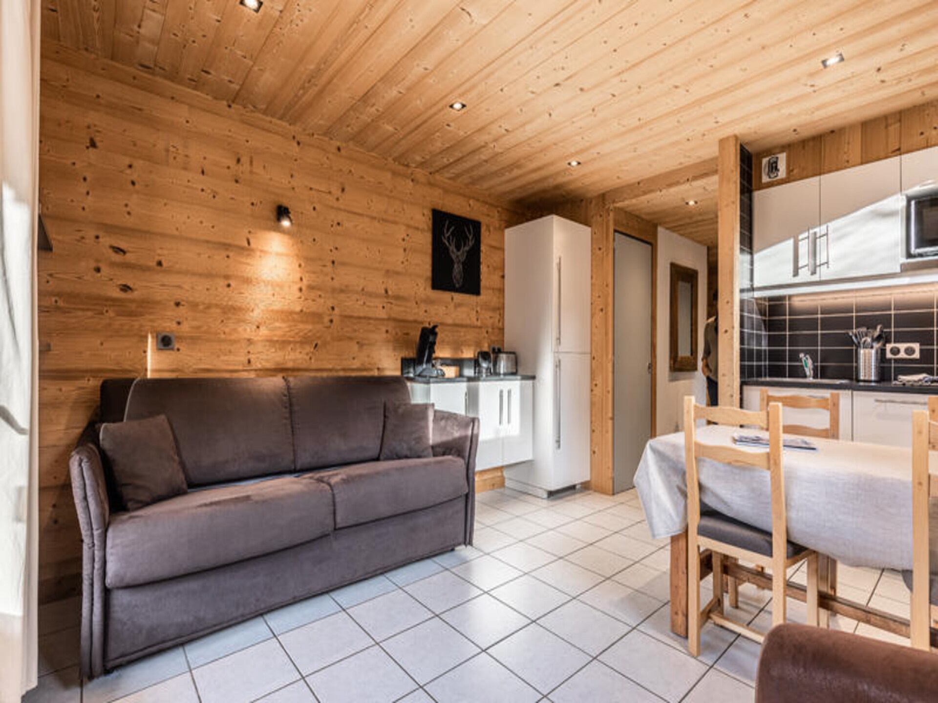 Knusse studio met zuidbalkon, 500m van de pistes in Le Grand Bornand - foto 1
