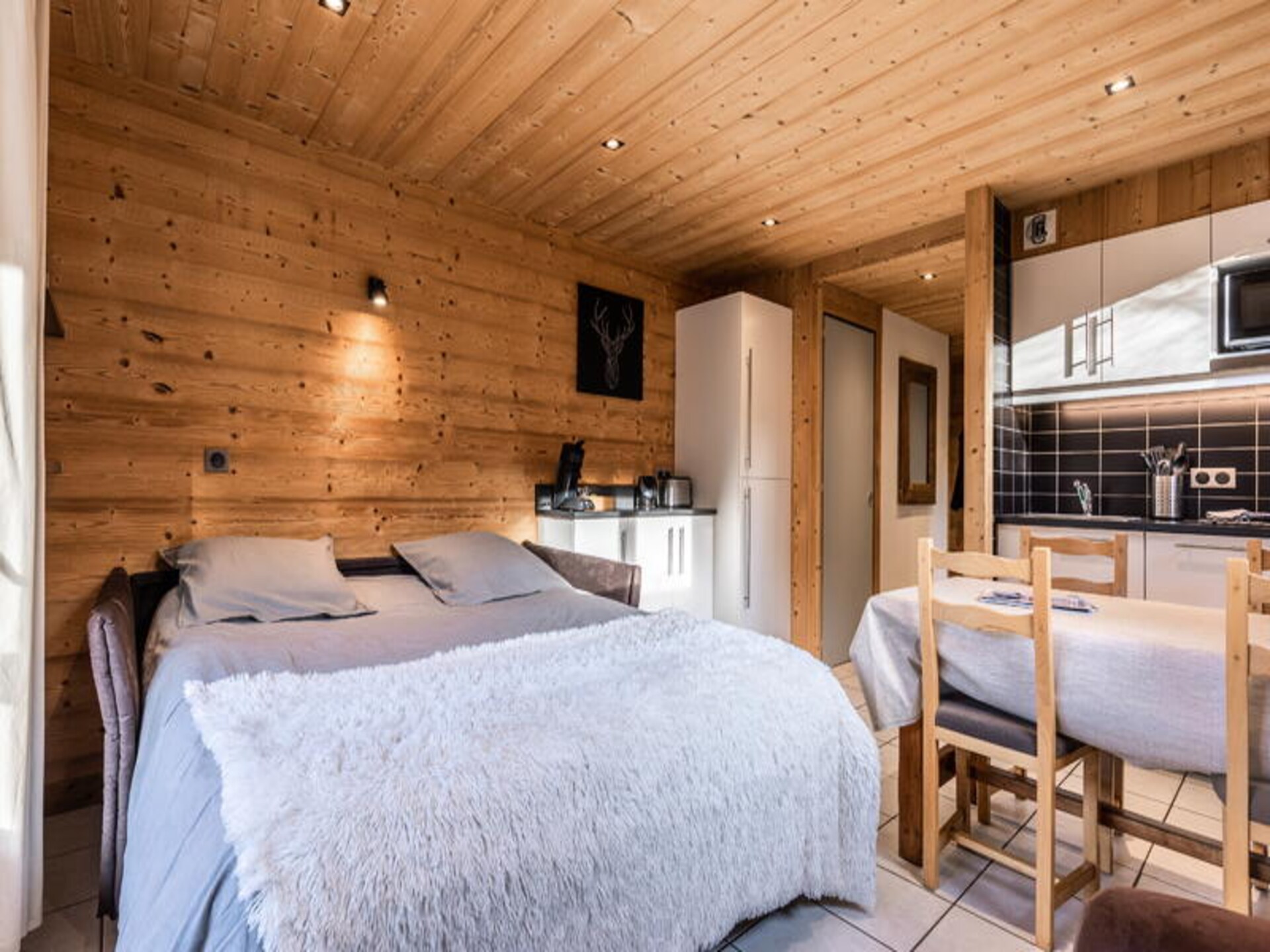 Knusse studio met zuidbalkon, 500m van de pistes in Le Grand Bornand - foto 3