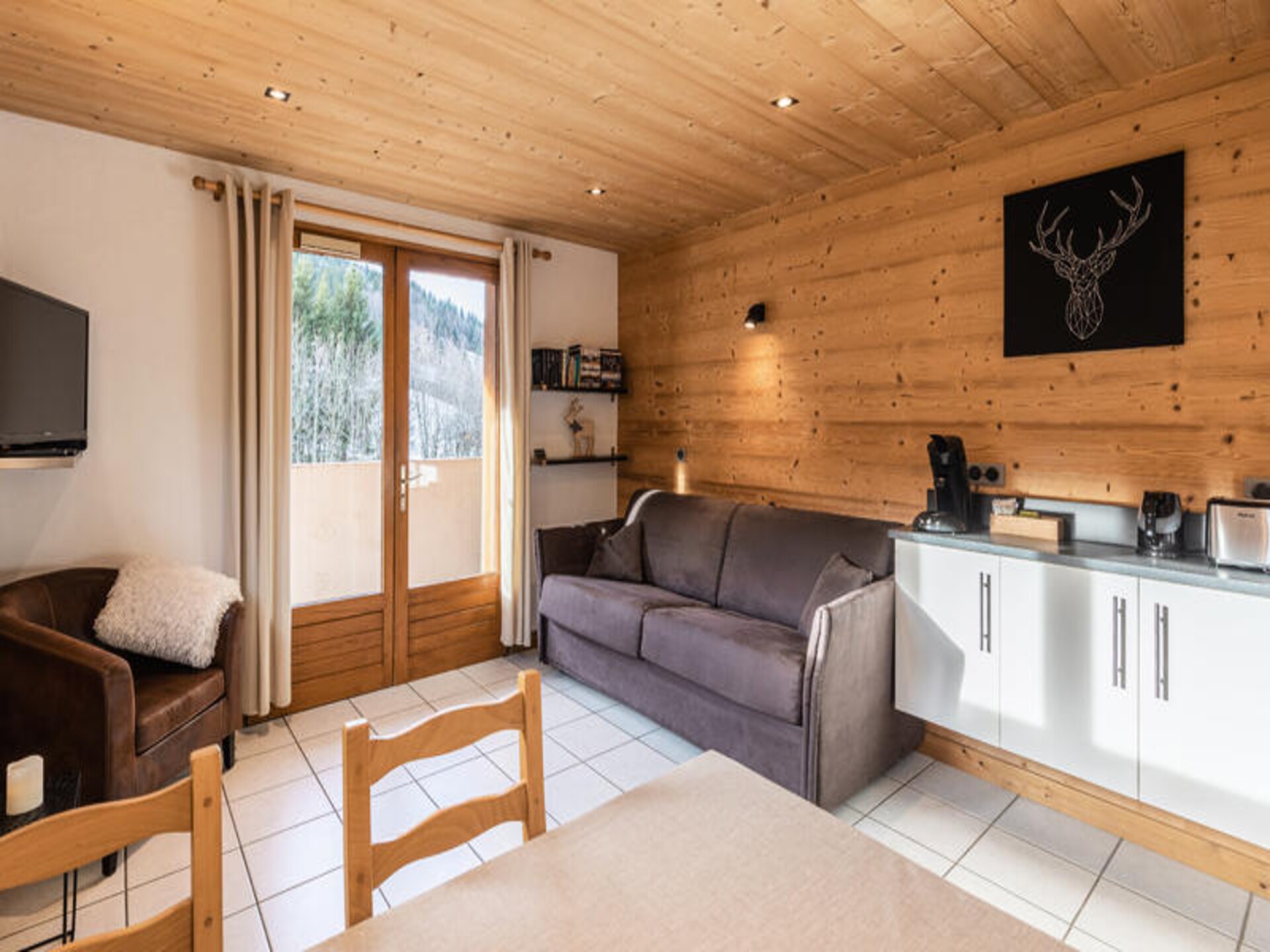 Knusse studio met zuidbalkon, 500m van de pistes in Le Grand Bornand - foto 8