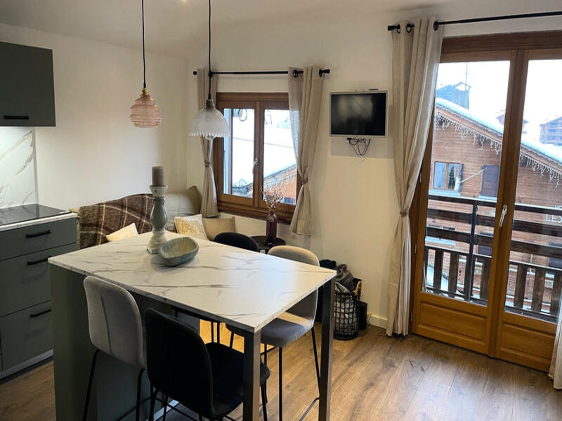 Alpenappartement in Chinaillon Village met ski-in-ski-out op 250 meter - foto 1