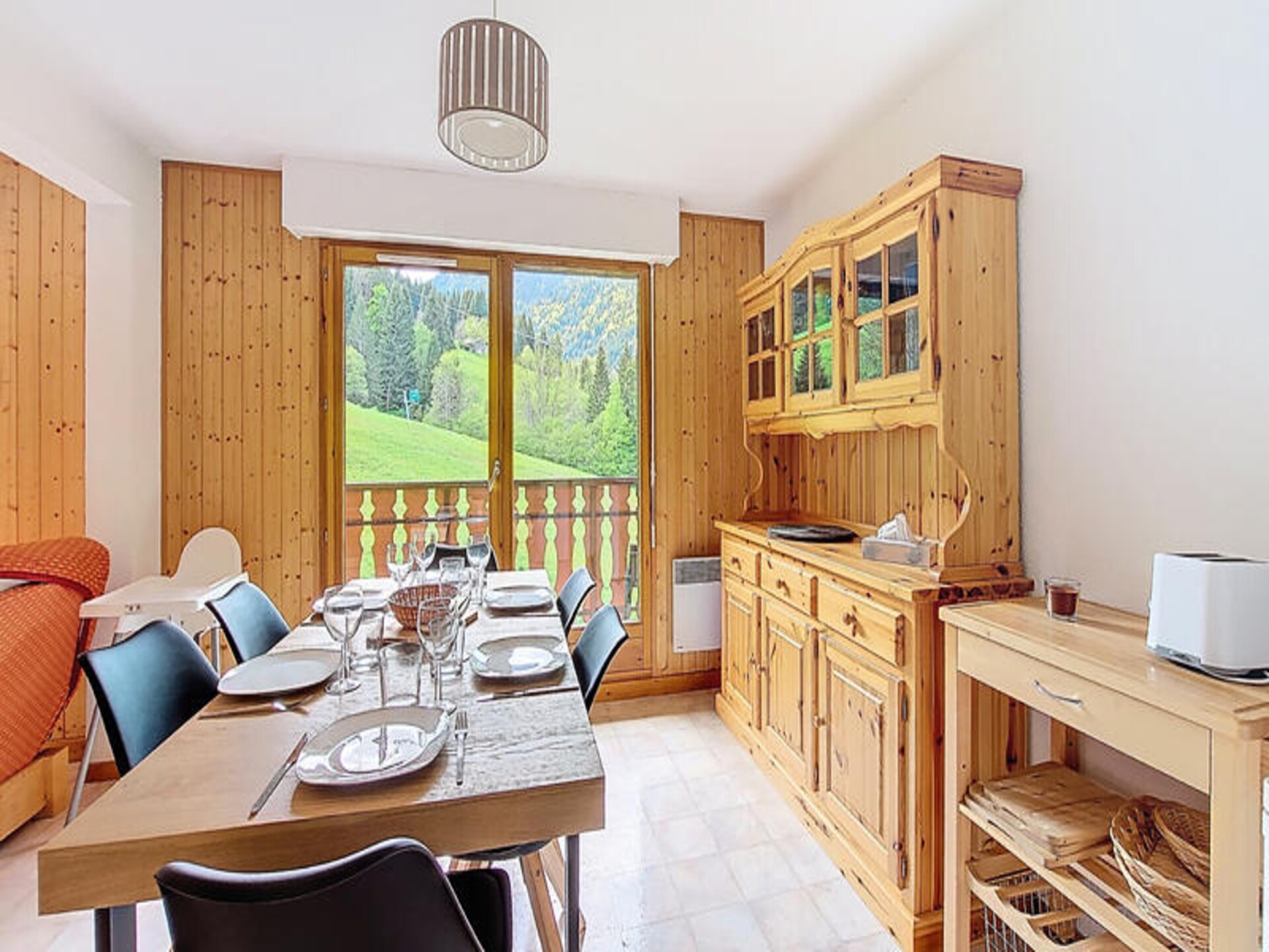 Alpenappartement 7p met balkon en uitzicht op de piste in Saint Jean d'Aulps - foto 12