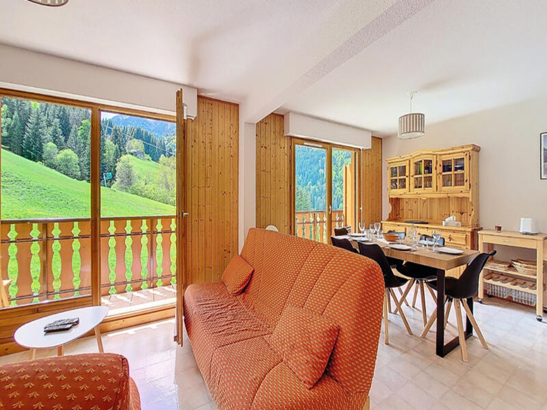 Alpenappartement 7p met balkon en uitzicht op de piste in Saint Jean d'Aulps - foto 17