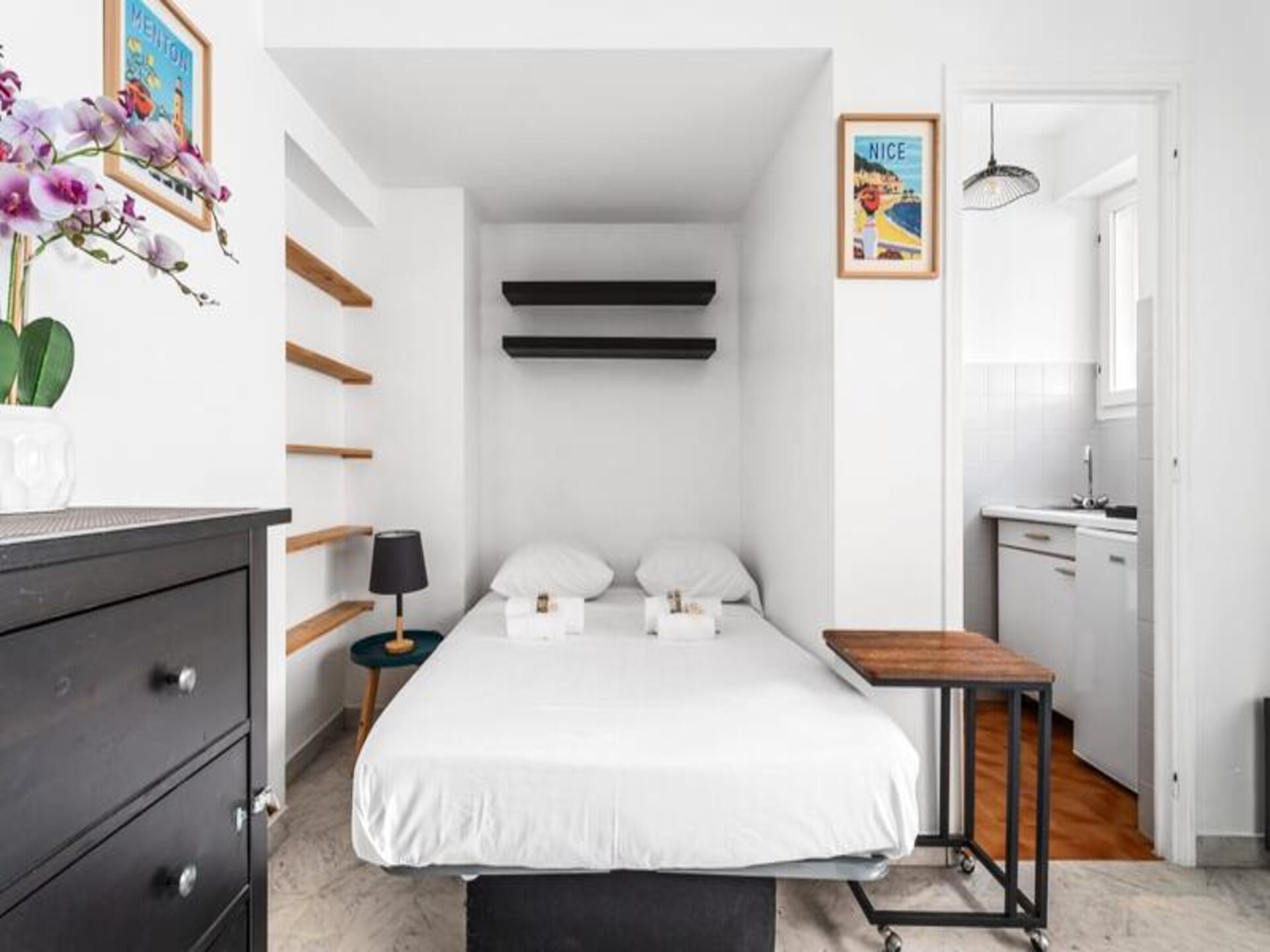 Lichte studio met balkon in hartje Nice, vlakbij tram en markt - foto 2