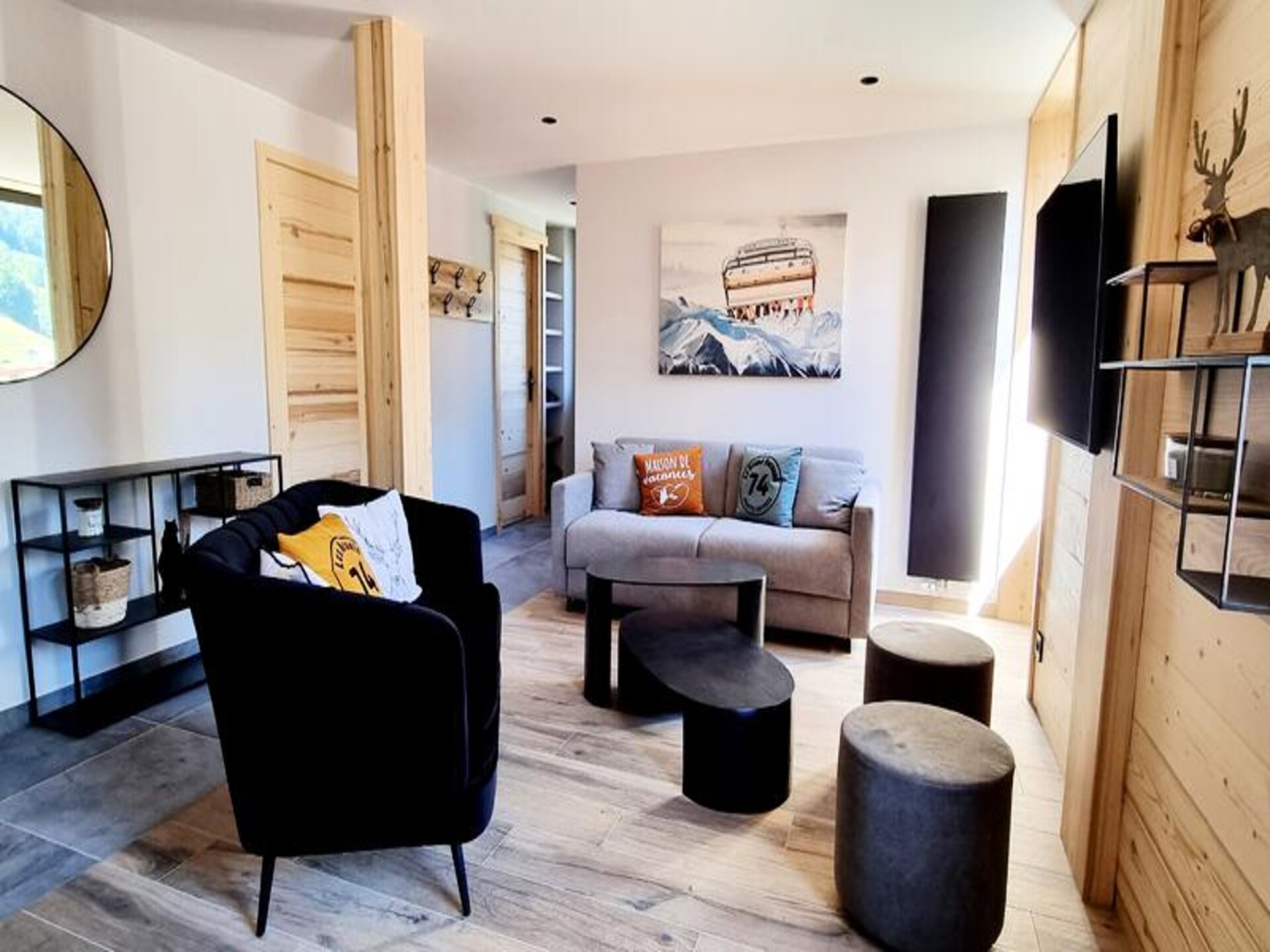 Ruim appartement voor 9 in Grand-Bornand, vlakbij centrum en piste - foto 1