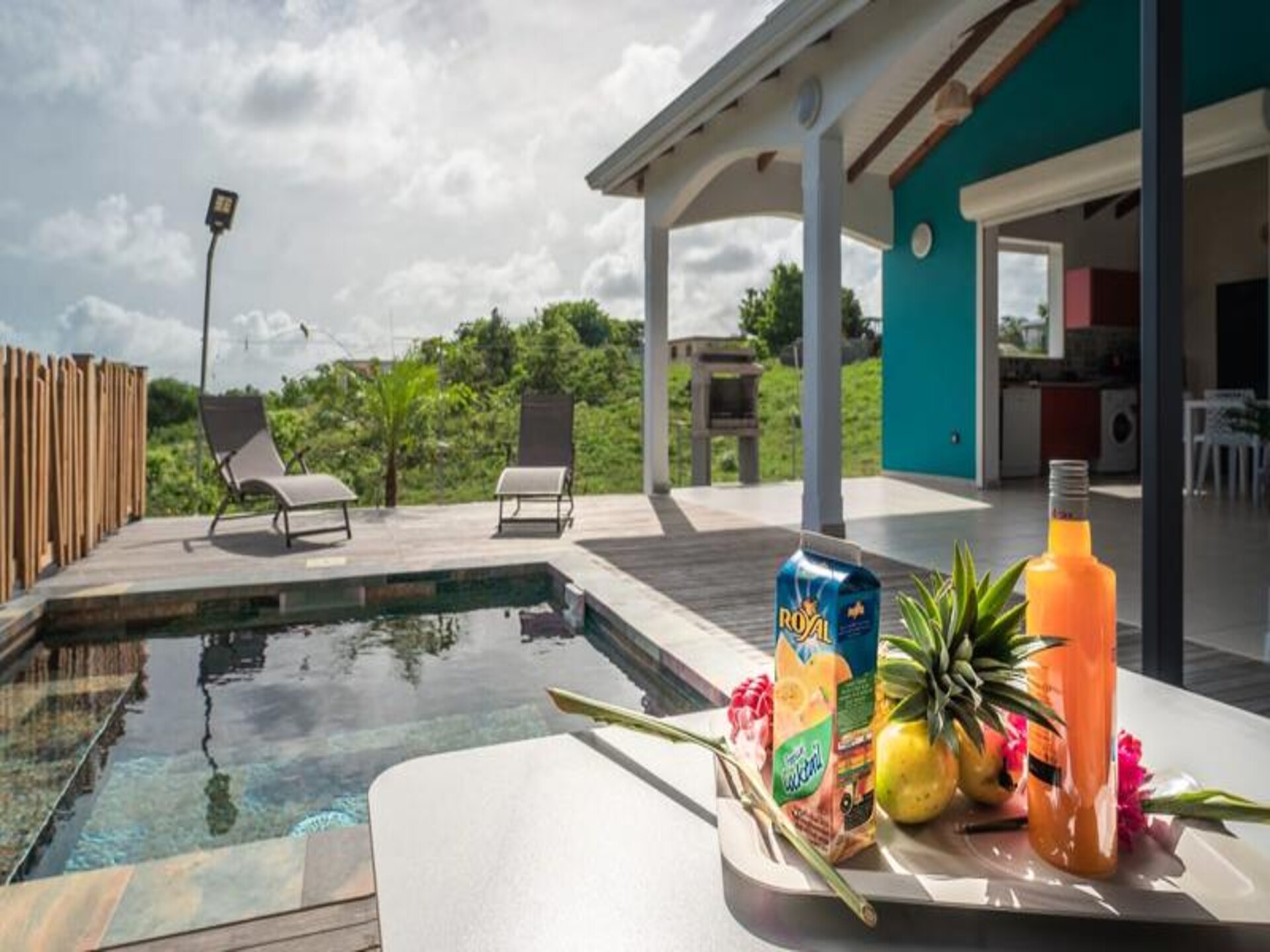 Villa Karaval: Tropisch appartement met zwembad in Saint-François - foto 4