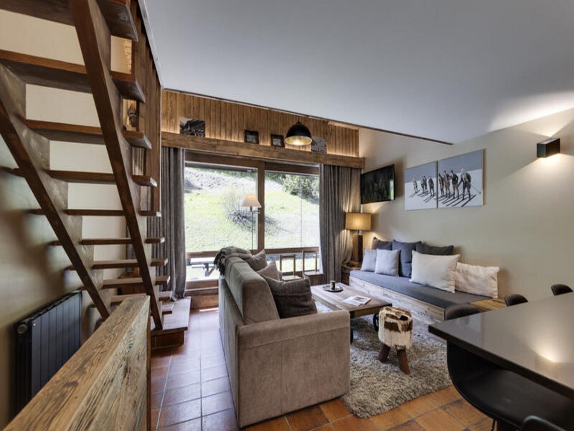 Authentiek 3-slaapkamer appartement in autovrije wijk Rogoney, Val d'Isère - foto 2
