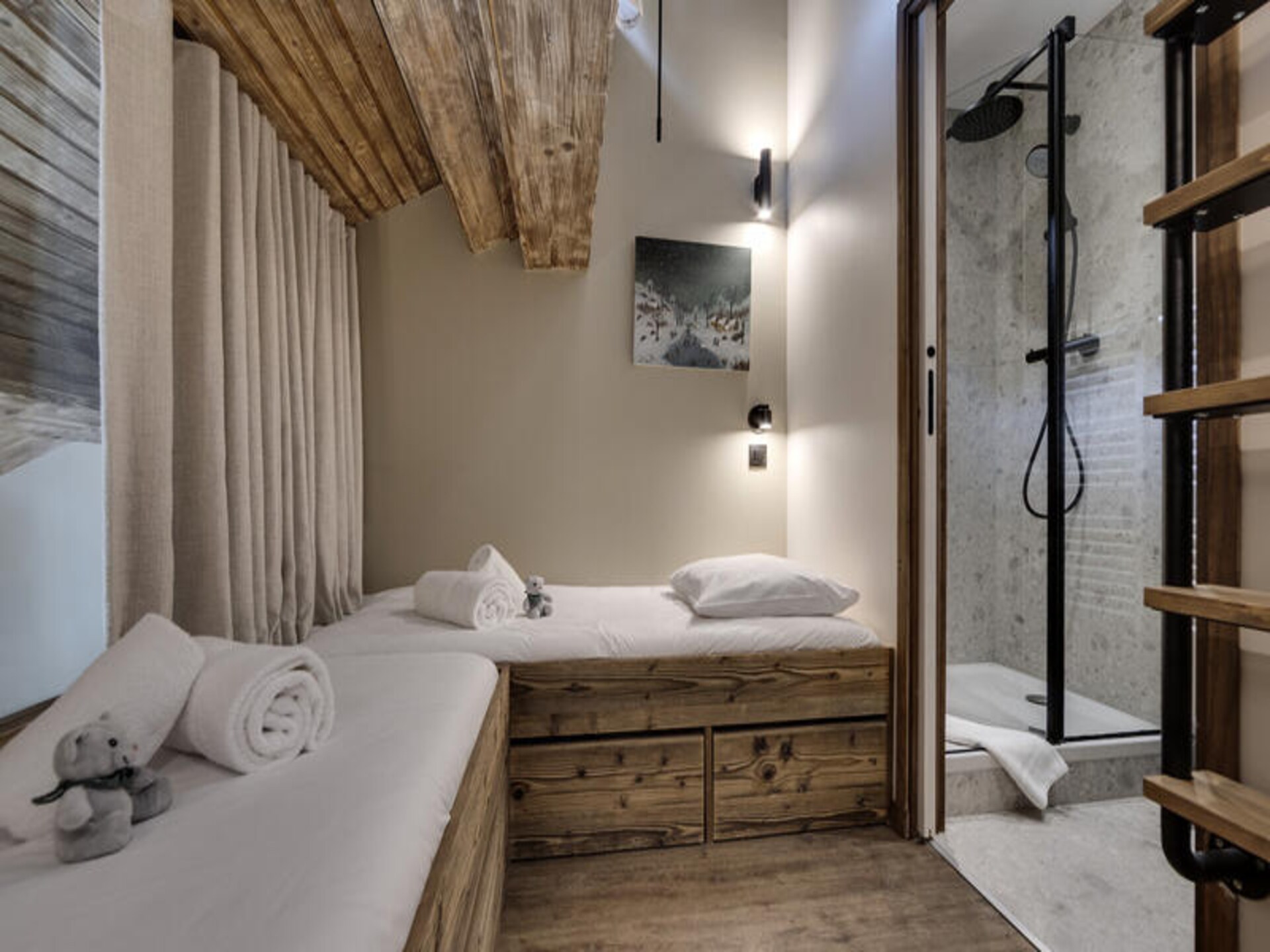 Authentiek 3-slaapkamer appartement in autovrije wijk Rogoney, Val d'Isère - foto 10