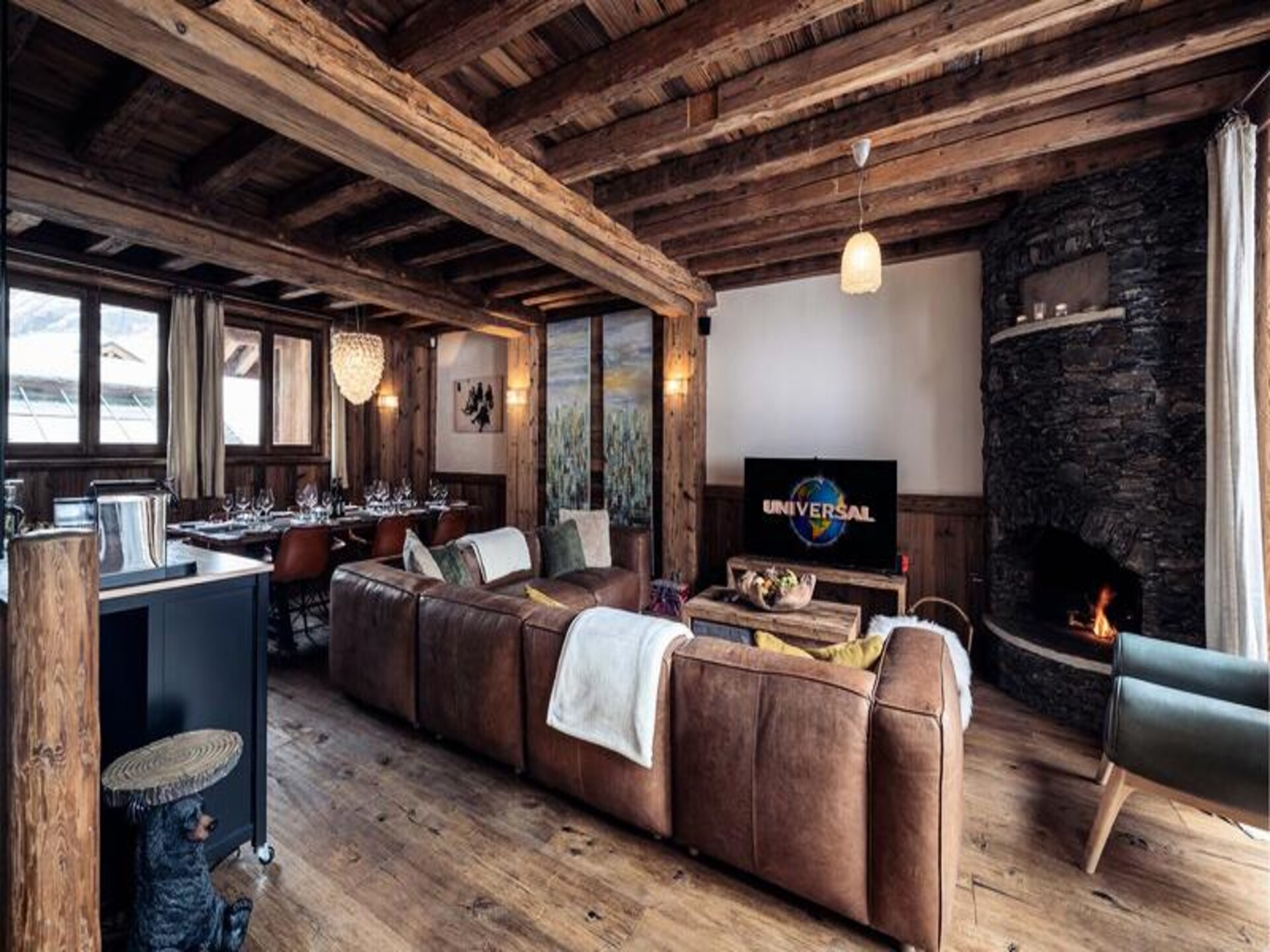 Chalet Genepy: Luxe 12-persoons appartement met zwembad en hamam in Val d'Isère - foto 6