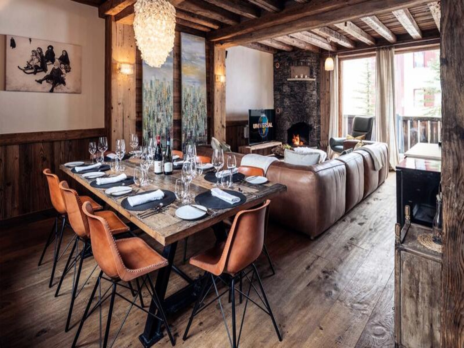Chalet Genepy: Luxe 12-persoons appartement met zwembad en hamam in Val d'Isère - foto 7