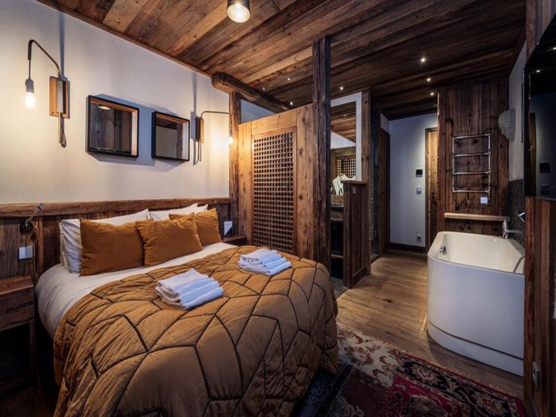 Chalet Genepy: Luxe 12-persoons appartement met zwembad en hamam in Val d'Isère - foto 14