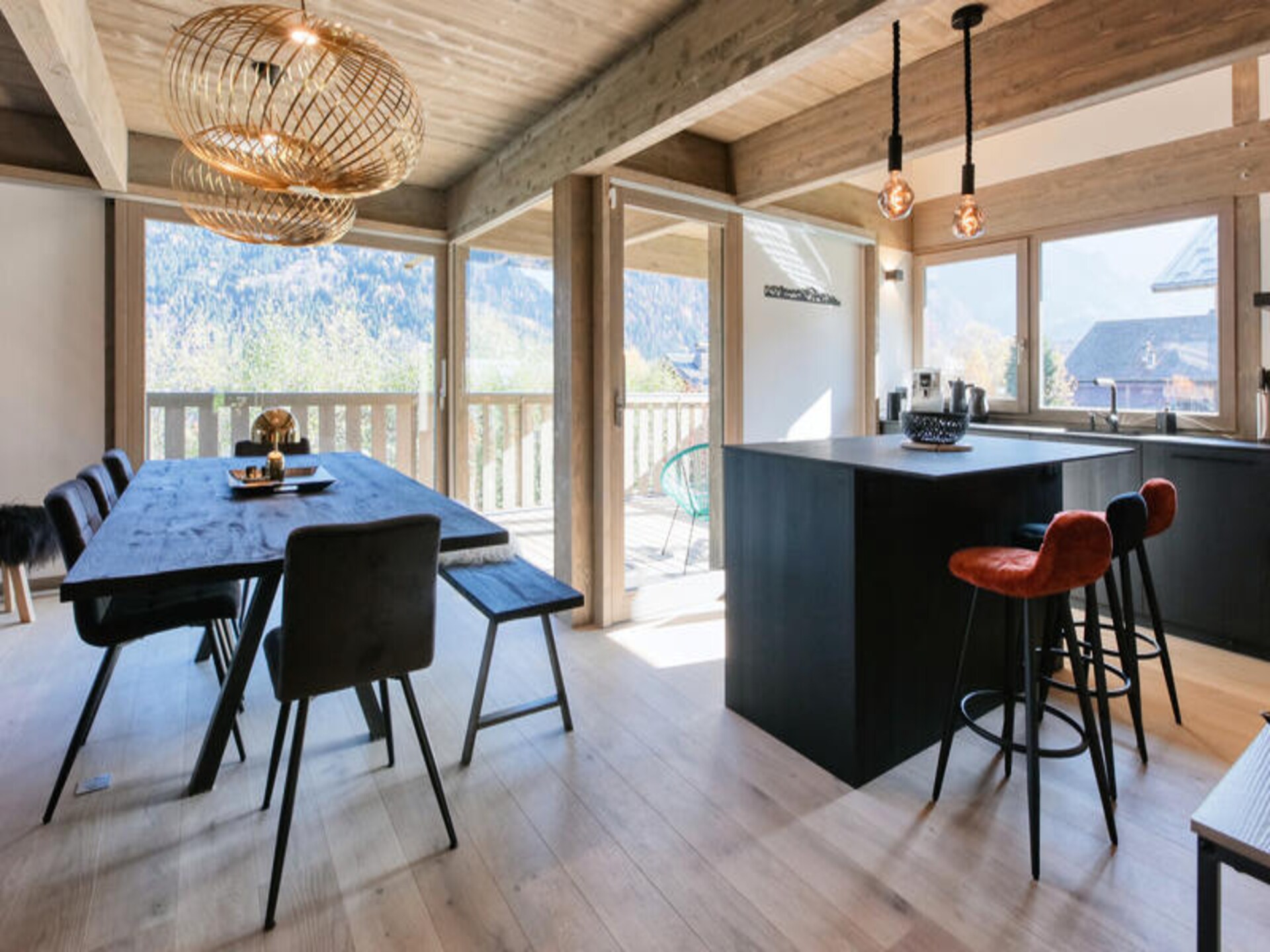 Luxe chalet voor 10 personen in Saint-Gervais-les-Bains met uitzicht op de Mont Blanc - foto 12