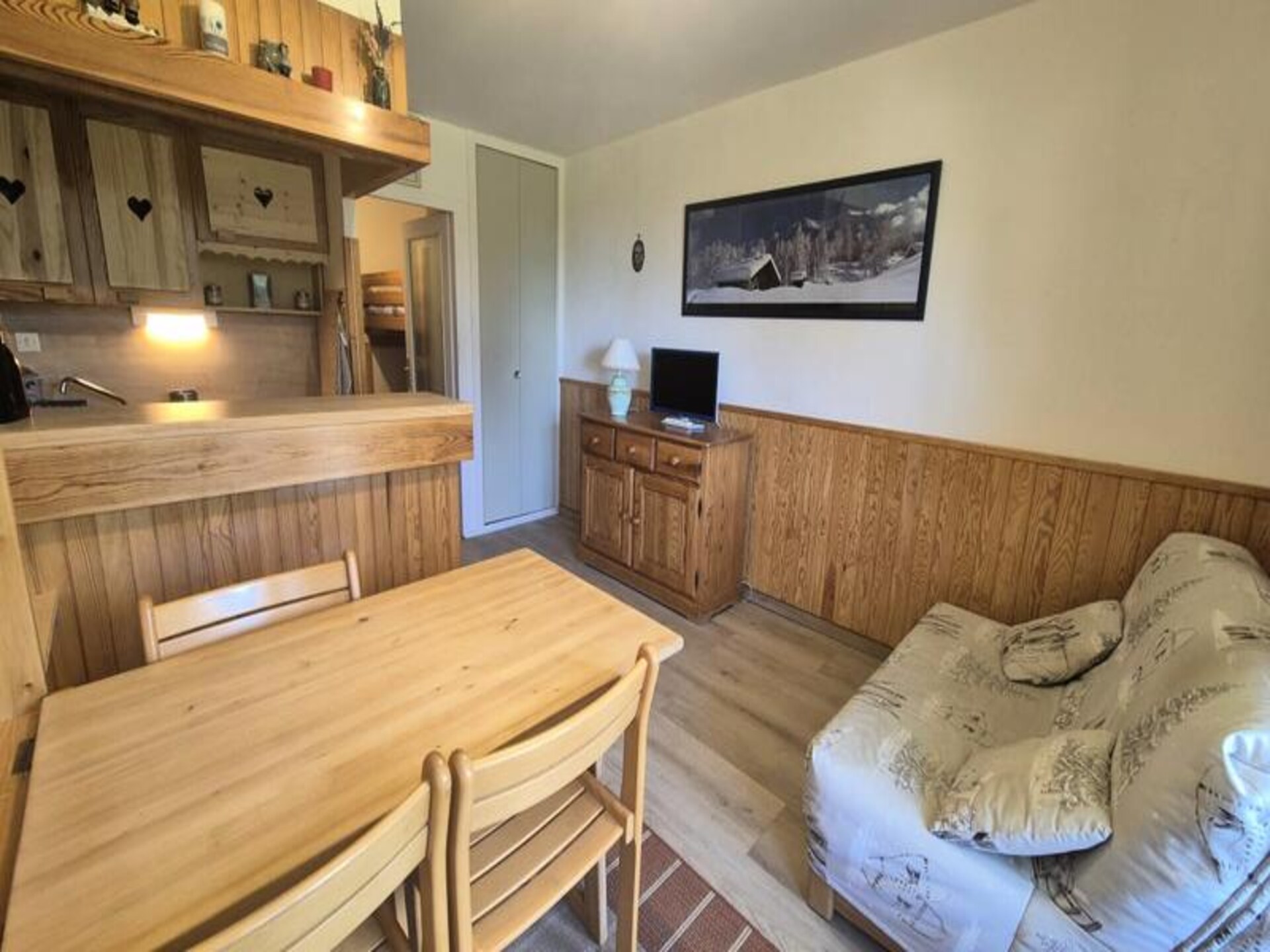 Charmant studio skis aux pieds in Le Revard met panoramisch uitzicht - foto 12
