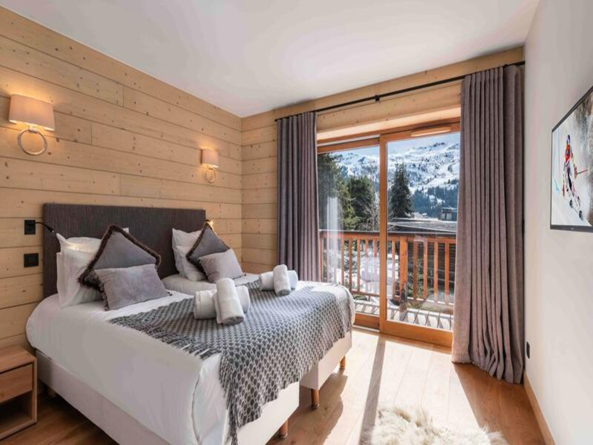 Luxe appartement in Méribel met sauna, jacuzzi en uitzicht op de bergen - foto 7