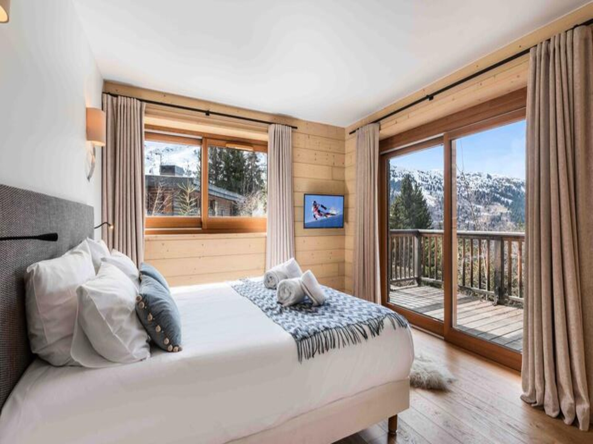 Luxe appartement in Méribel met sauna, jacuzzi en uitzicht op de bergen - foto 9