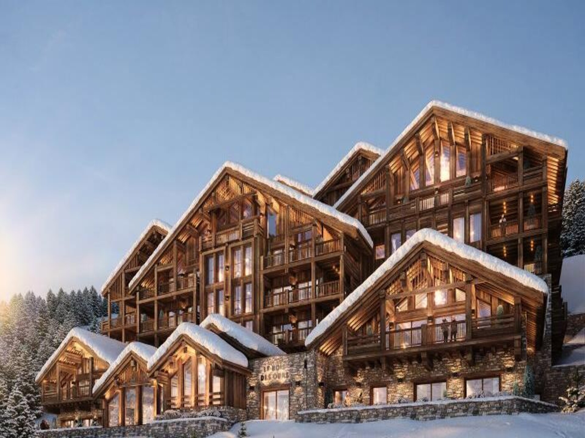 Luxe duplex voor 14 personen met sauna en ski-in/ski-out in Méribel - foto 1