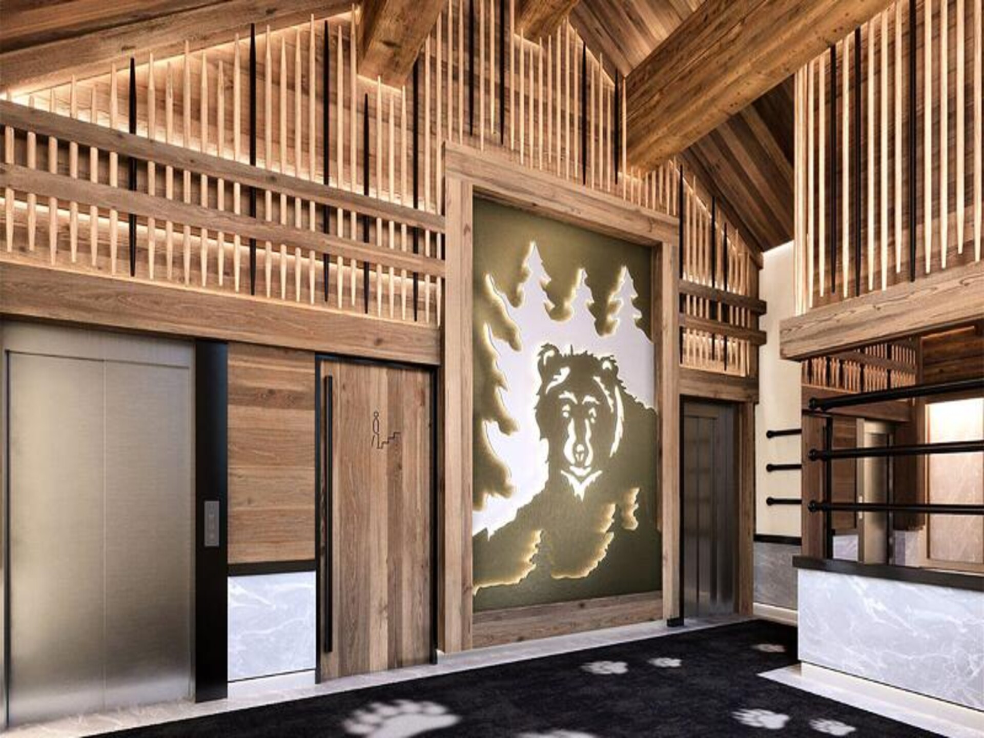 Luxe duplex voor 14 personen met sauna en ski-in/ski-out in Méribel - foto 3