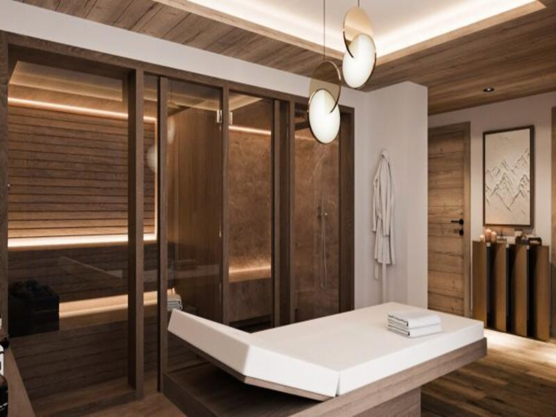 Luxe duplex voor 14 personen met sauna en ski-in/ski-out in Méribel - foto 6