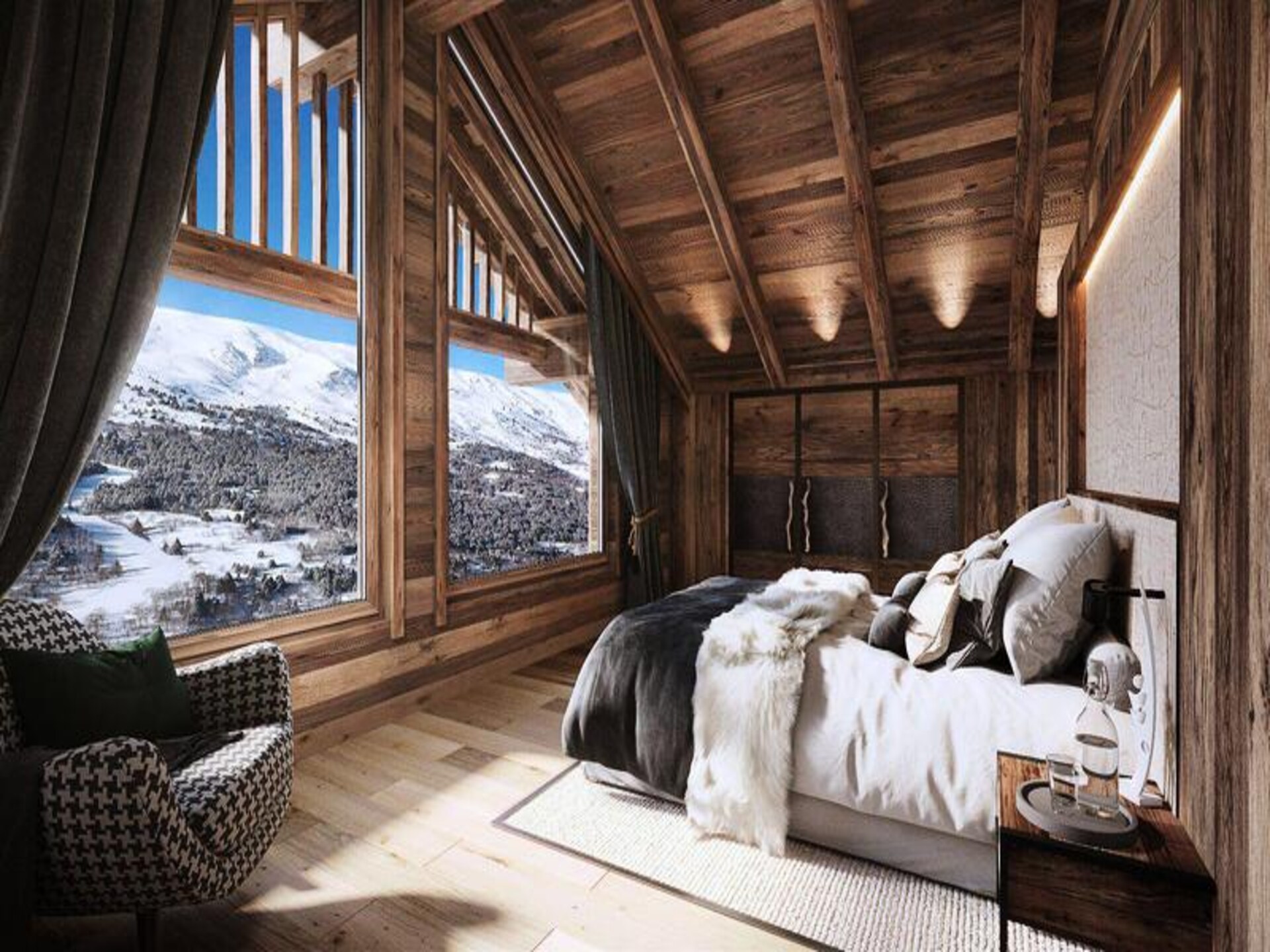 Ski-in/ski-out appartement met sauna en hamam aan de piste in Méribel - foto 7