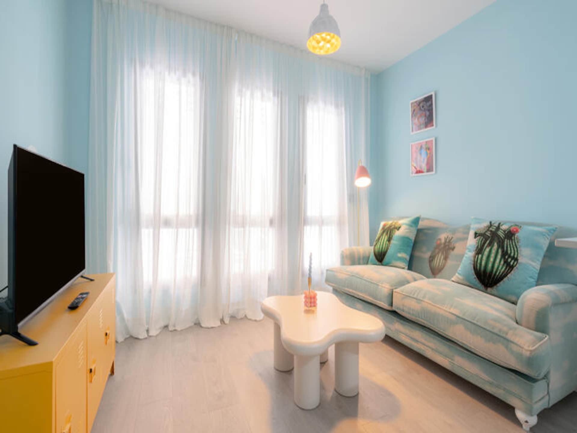 Modern appartement in centrum Málaga, 2 slaapkamers en tuin - foto 6